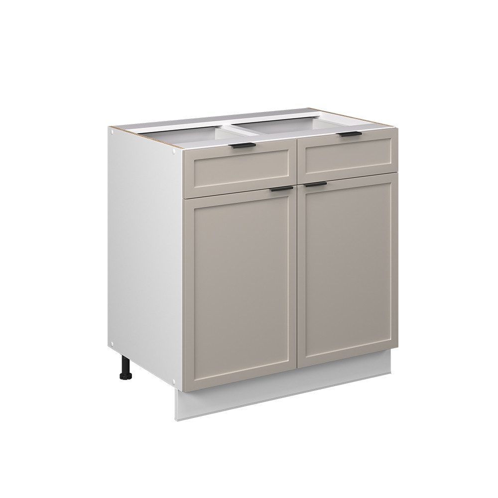 Vicco Unterschrank Fame-Line, GrauBeige/Weiß, 80 cm günstig online kaufen
