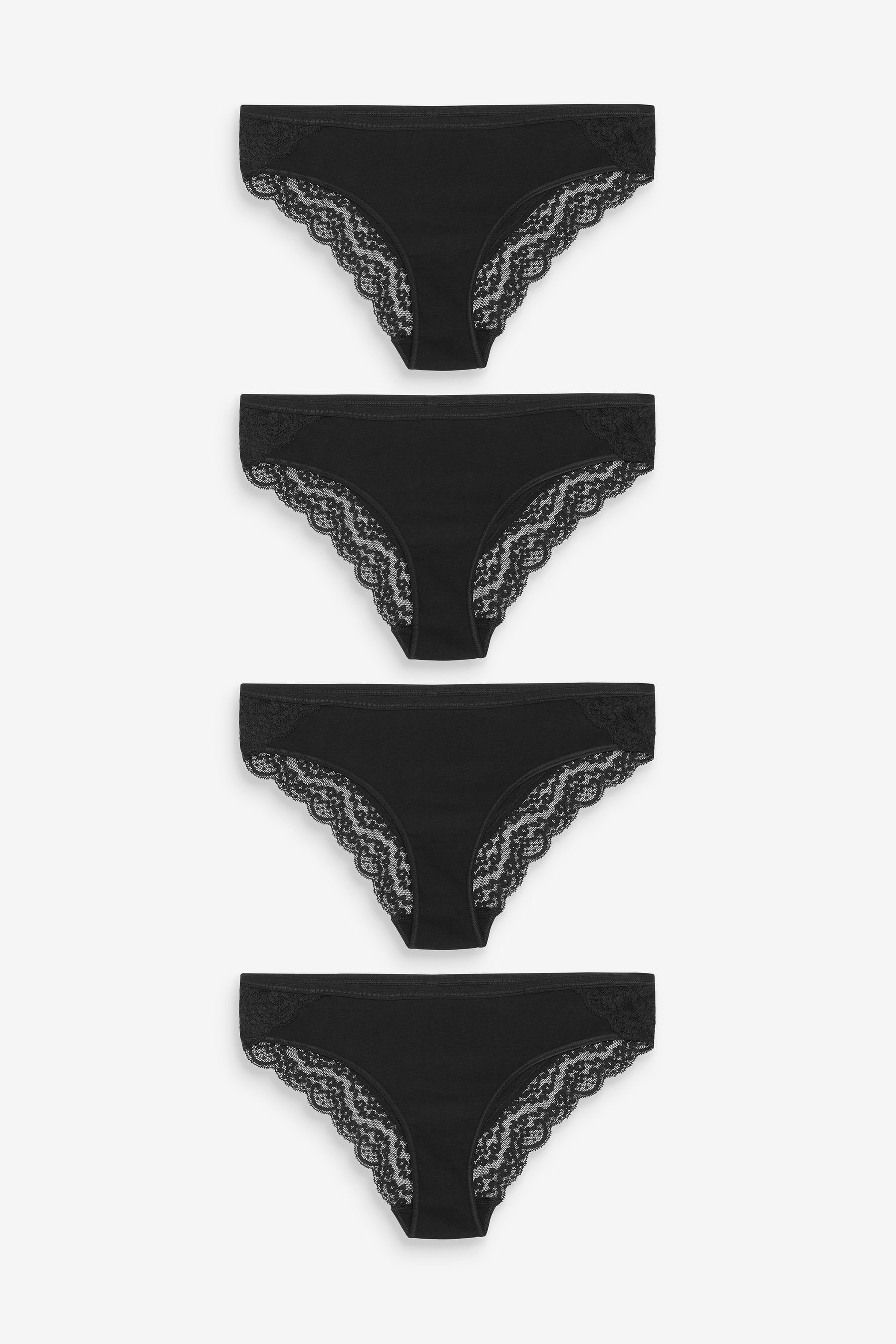 Next Bikinislip Spitzenslips im 4er-Pack, Bikini günstig online kaufen