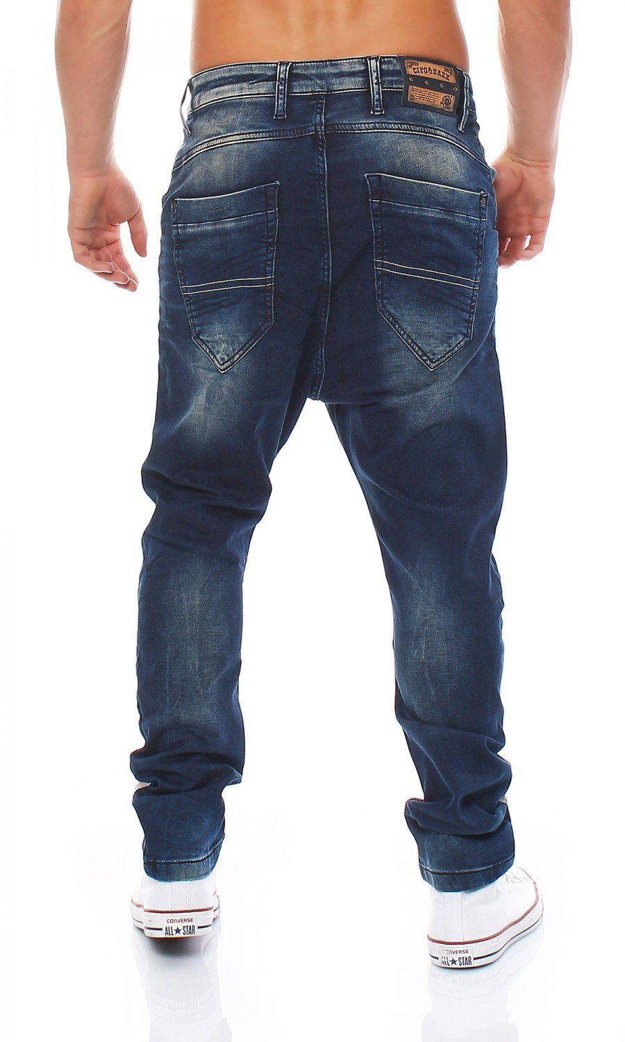 Cipo & Baxx Regular-fit-Jeans Cipo & Baxx C-44014 Loose Tapered Herren Jeans