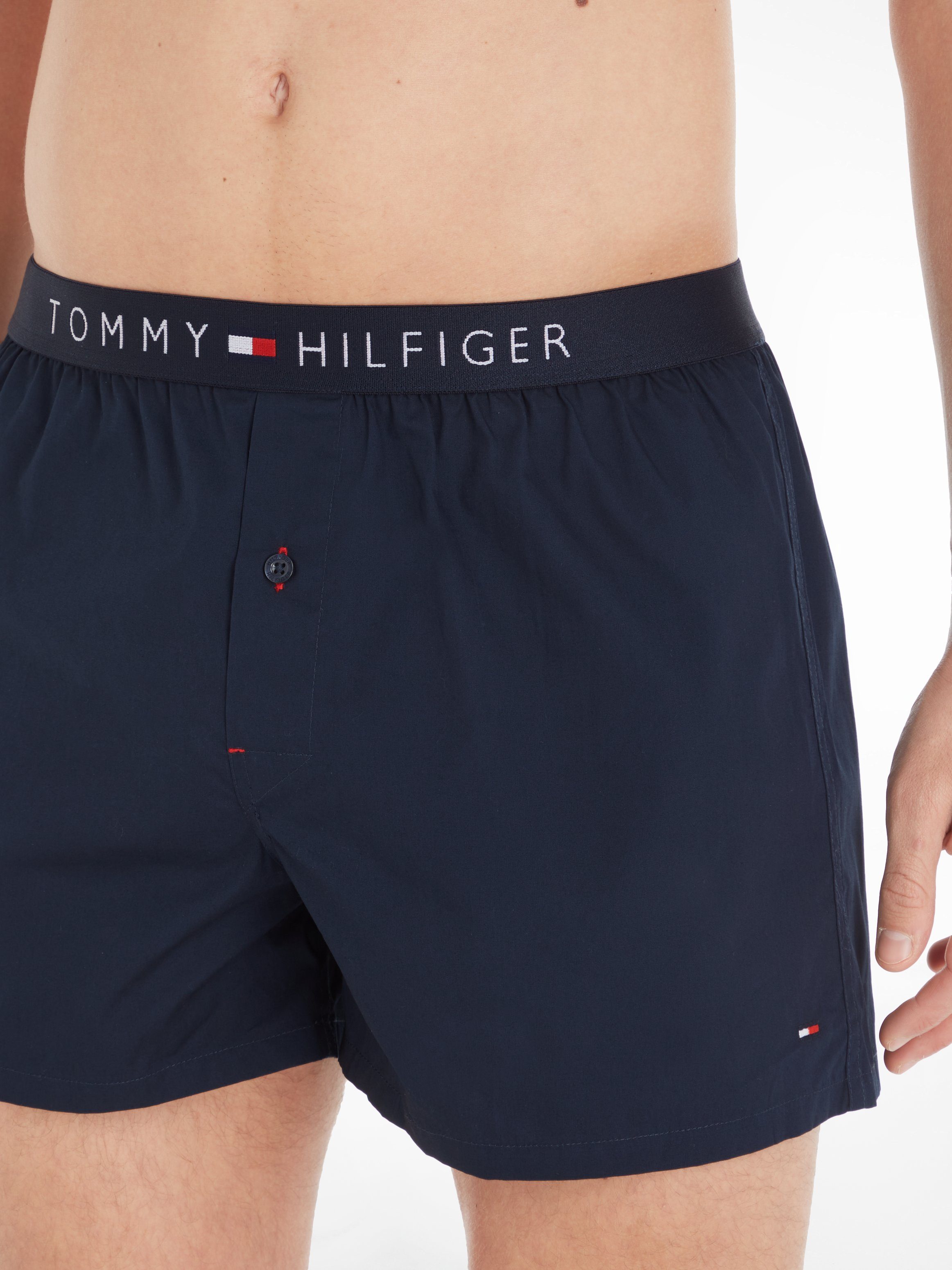 Logo mit Underwear am (1-St) Webboxer Hilfiger Bund Tommy