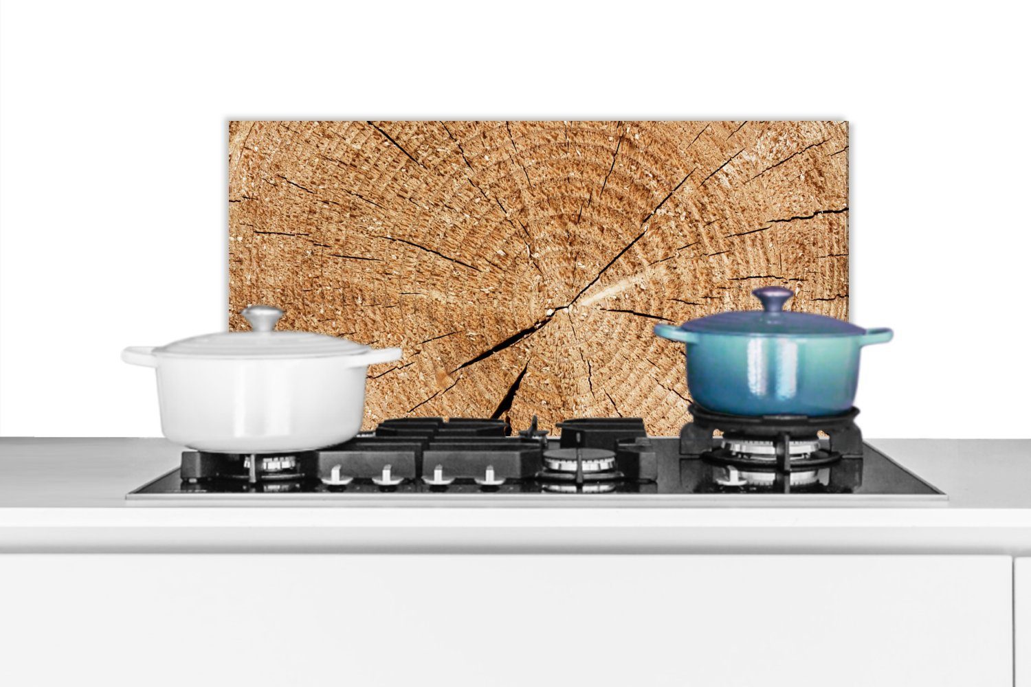 MuchoWow Küchenrückwand Baumstamm - Baum - Struktur - Holz, (1-tlg), Spritzschutz Küchenrückwand, Wandschutz, 60x30 cm. Reduzierter Preis € 49,95. Unverbindliche Preisempfehlung € 60,00, (€ 49,95 pro 1 Stk)