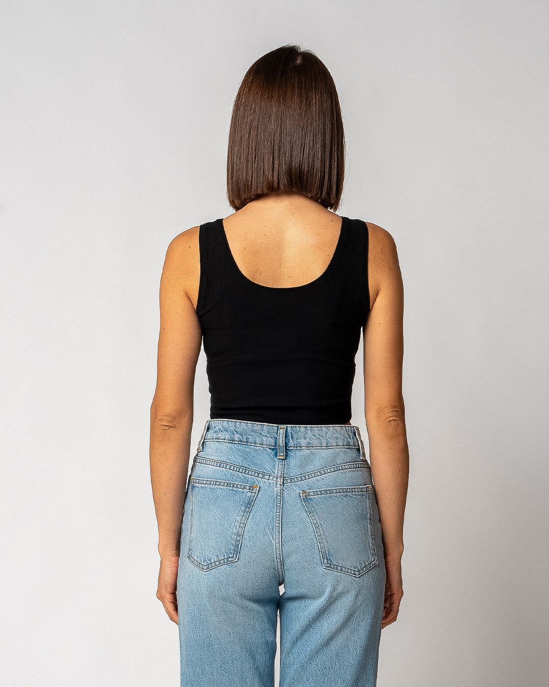 GORG Crop-Top Damen Geripptes Cropped Top aus Bio-Baumwolle & TENCEL Modal günstig online kaufen