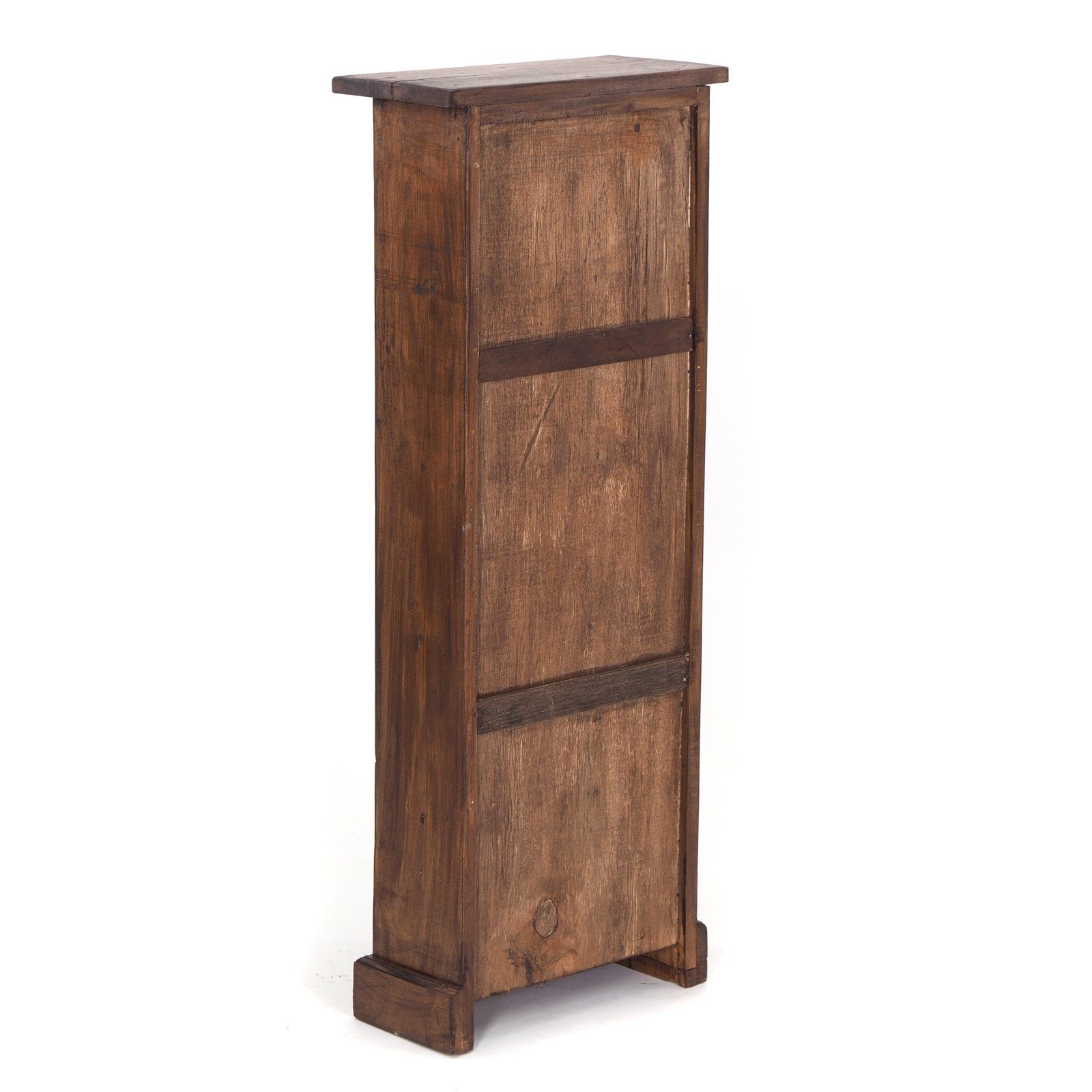 DESIGN DELIGHTS Regal RUSTIKALES CD & BÜCHERREGAL NATURE, 94x36cm(HxB) Holzregal 10 Fächer – Bild 4 von 5