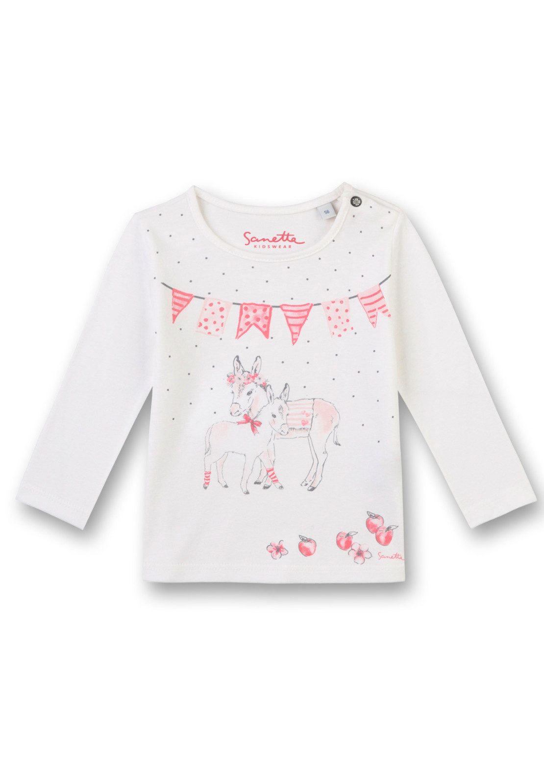 Sanetta Langarmshirt Esel