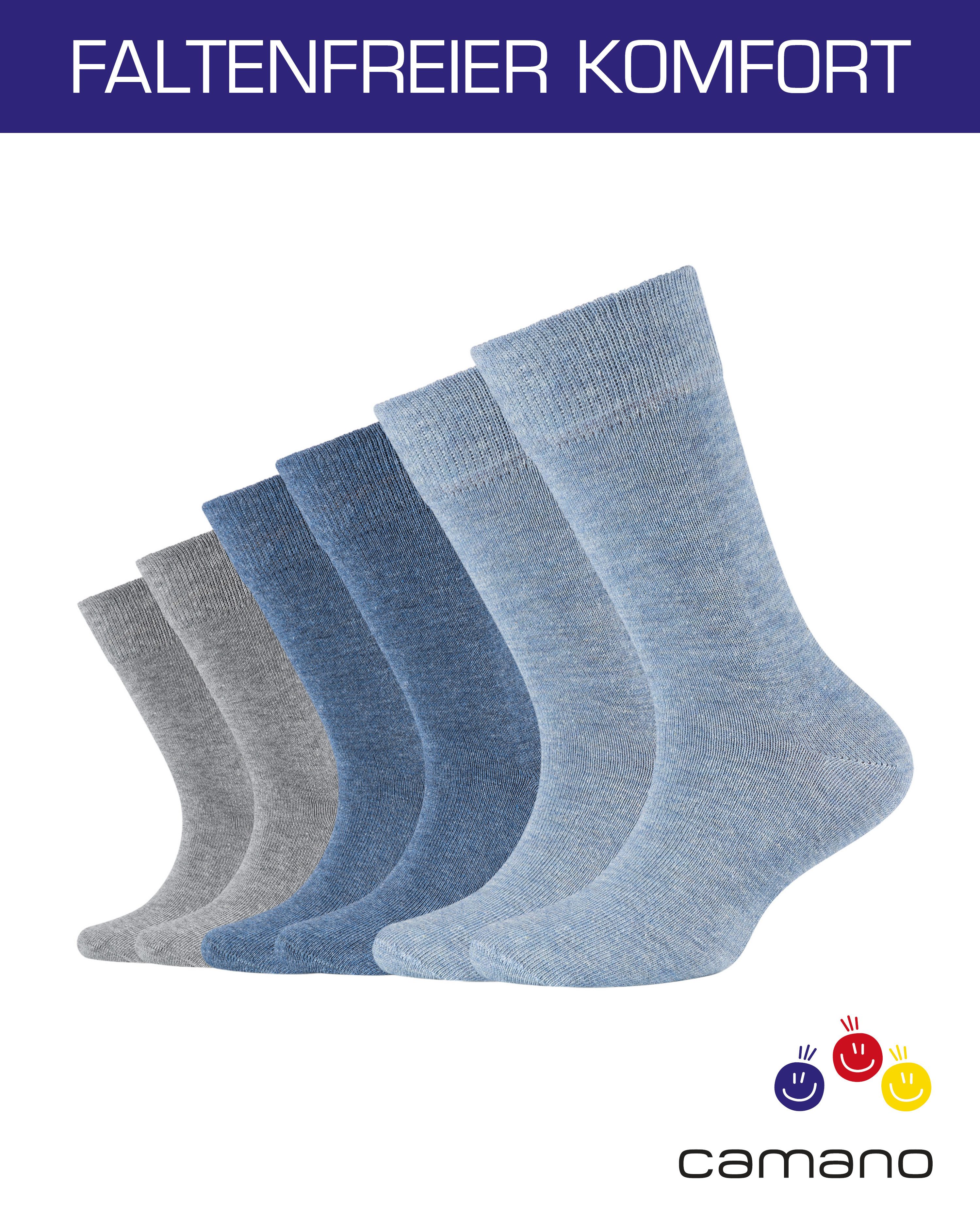 Camano Socken ca-soft (6 Paar) mit Komfortbund und gepolsterten Zehen-/Fersenbereich – Bild 4 von 5