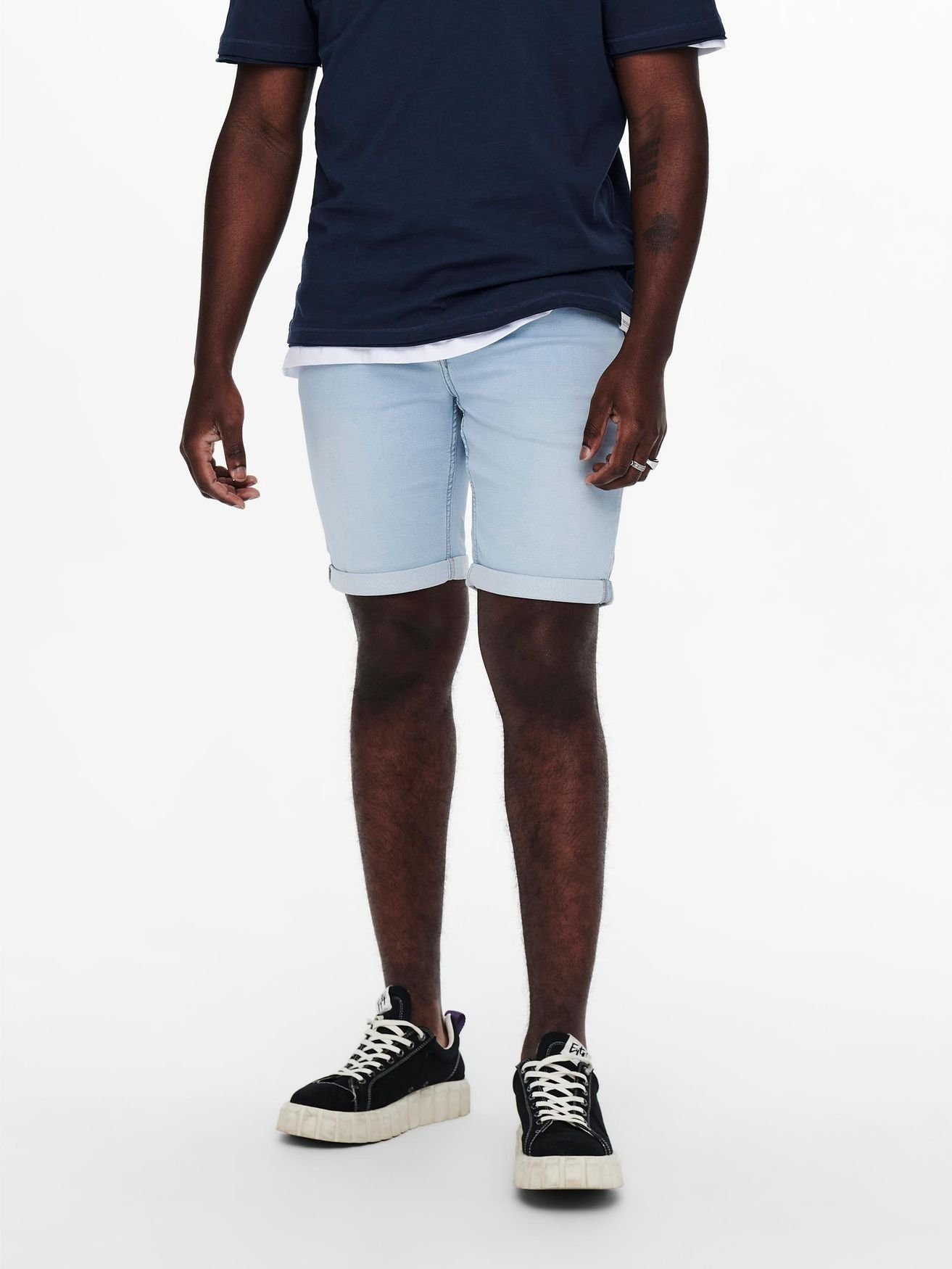 ONLY & SONS Jeansshorts ONSPLY BLUE günstig online kaufen