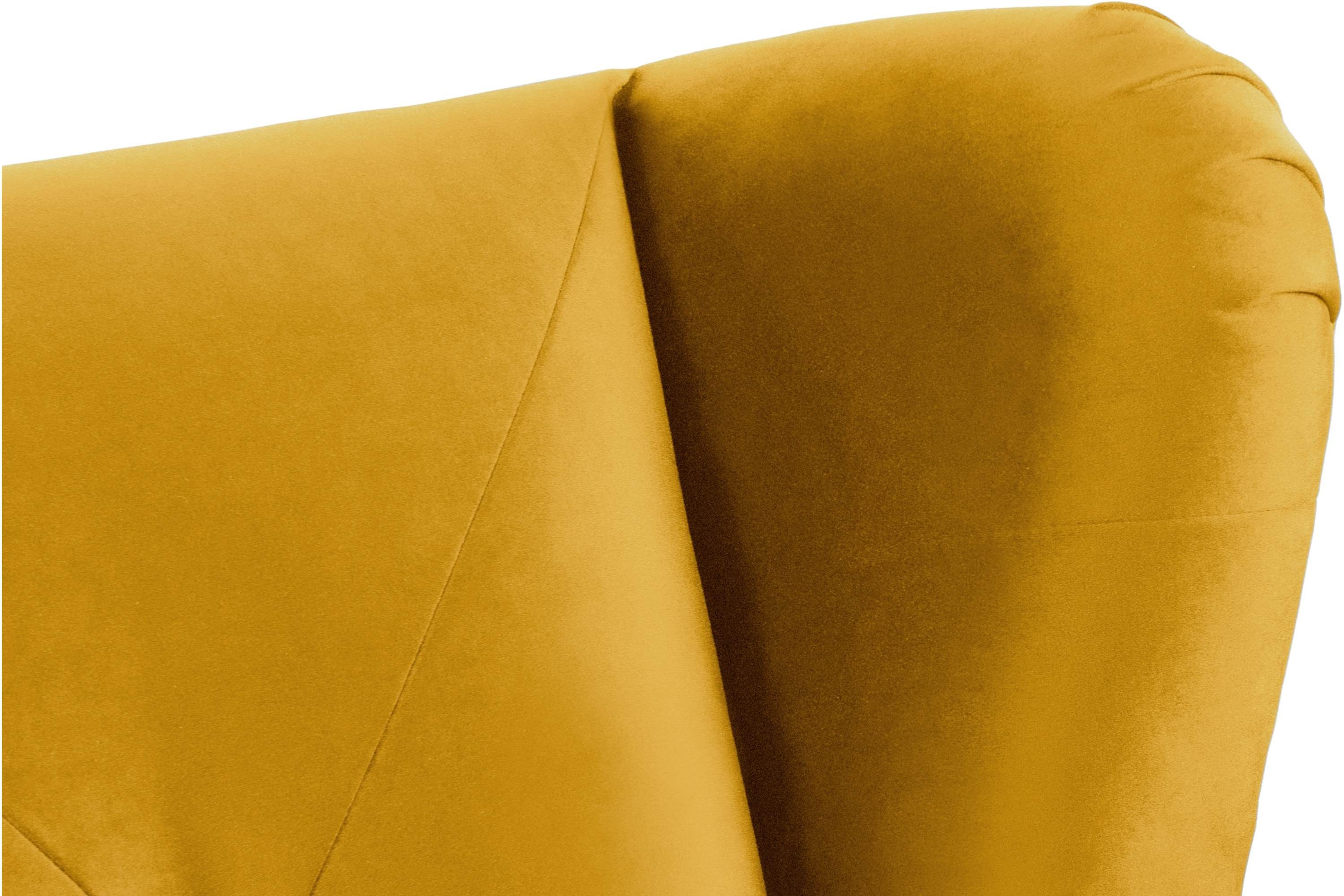 bequemer Sitzer, gelb Sitz gelb Sofa MIRO Oberstoff, 3 | Konsimo Sofa im Schaumstoff wasserabweisender