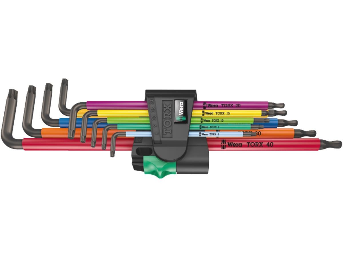 Wera Winkelschlüssel Torx Multicolour (Set), lang, 9-teilig 967/9 TX XL