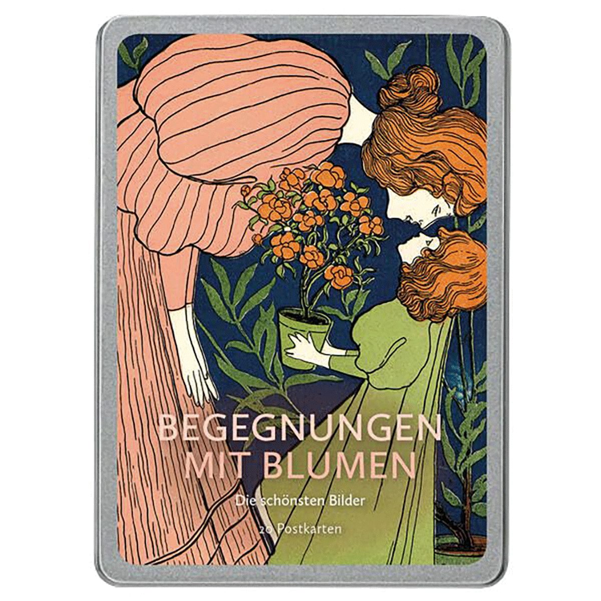Grußkarte Begegnungen mit Blumen Postkarte VE 20