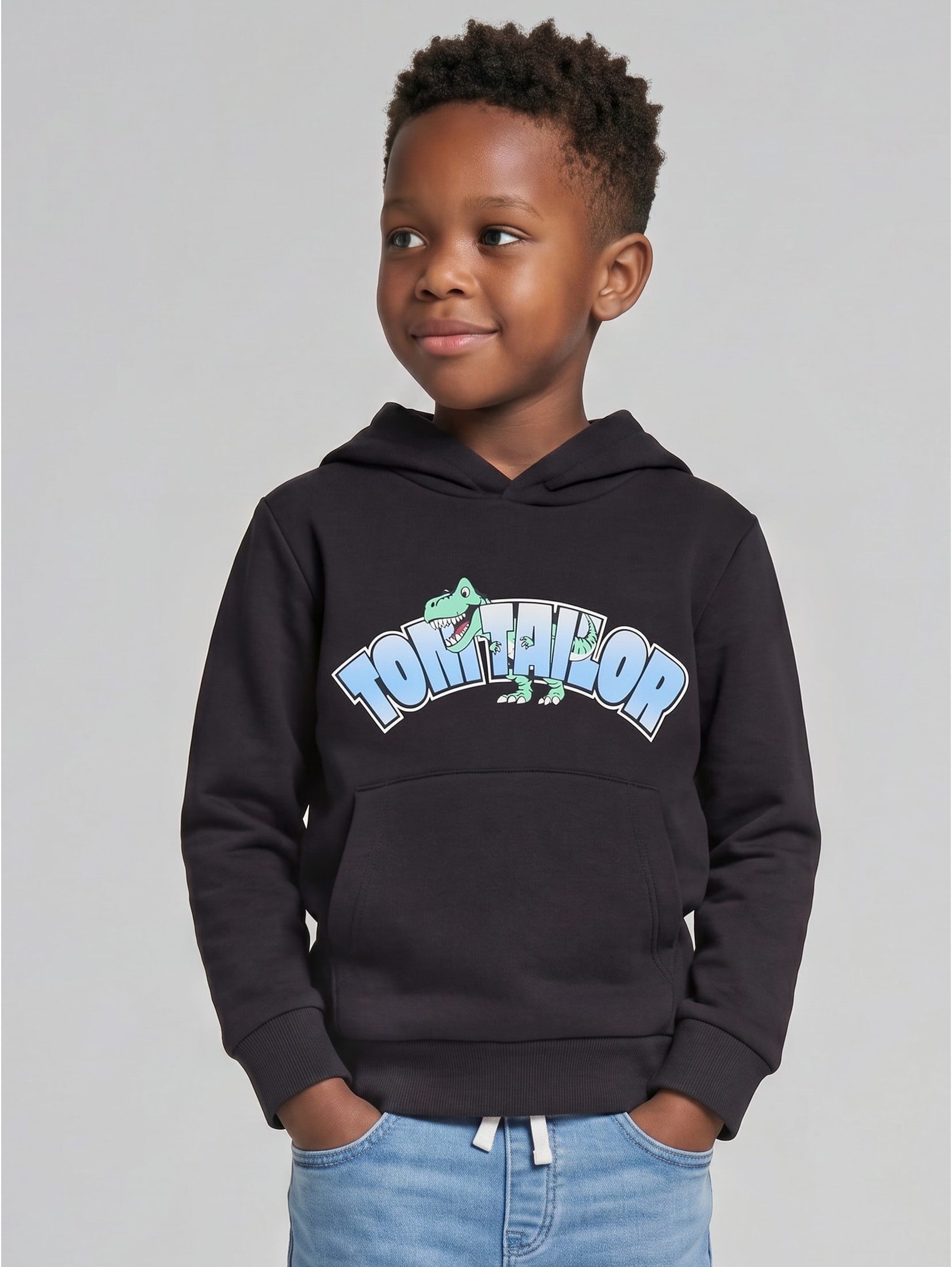 TOM TAILOR Sweatshirt Strick & Sweatshirts Hoodie Sweatshirt mit Logo-Print