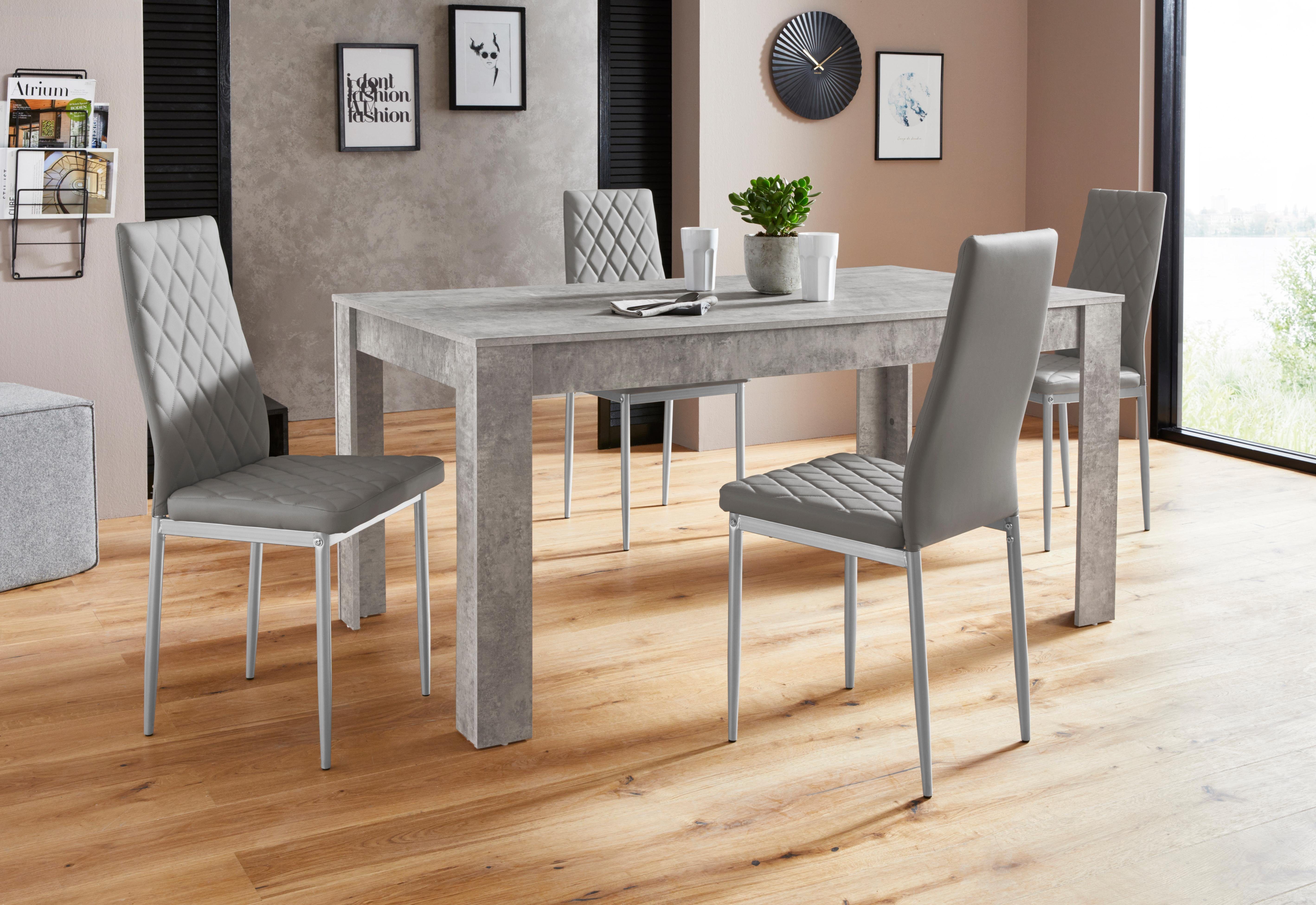 INOSIGN Essgruppe Lynn160/Brooke, (Set, 5-tlg), Tisch günstig online kaufen