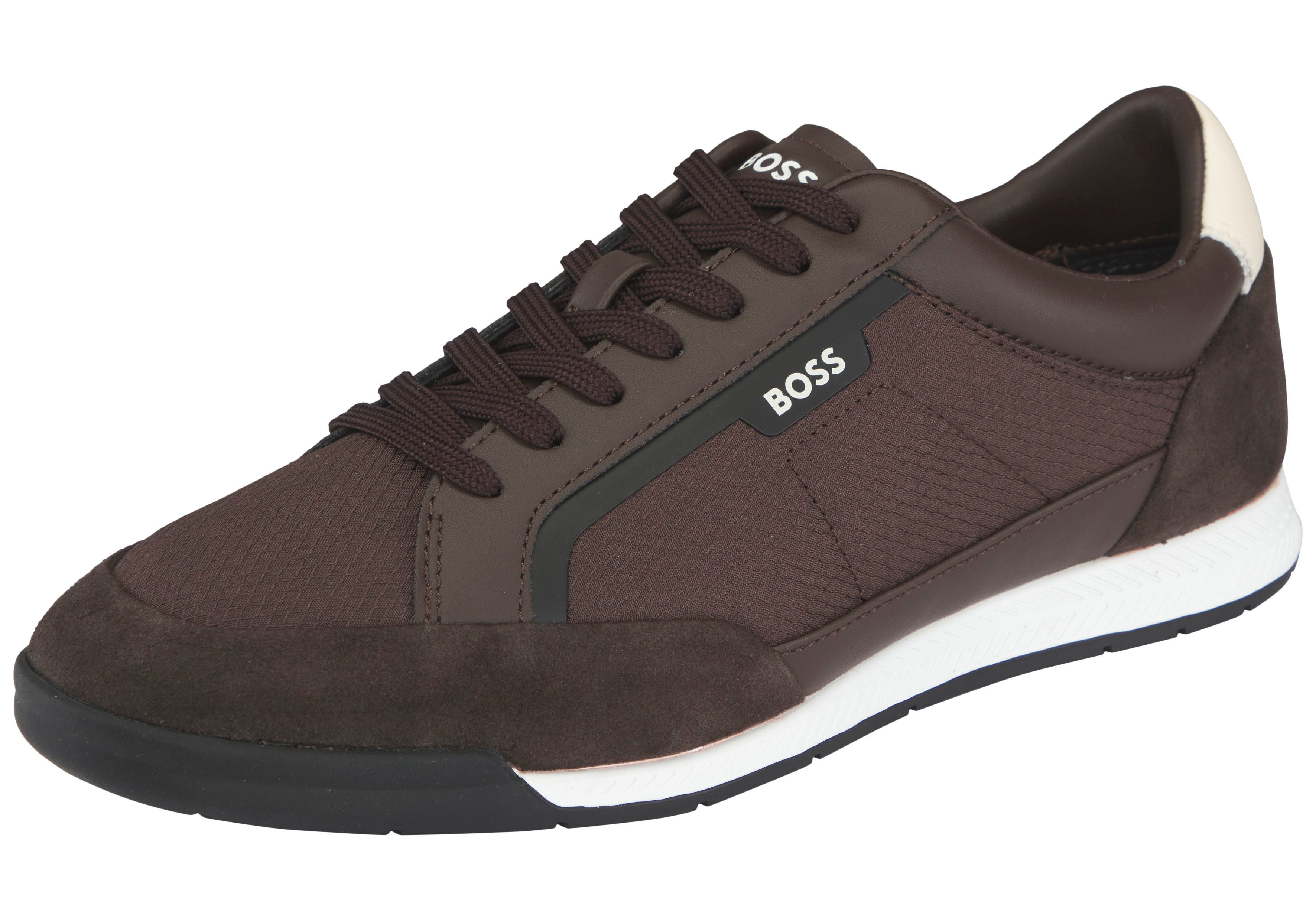 BOSS Nitan Sneaker Freizeitsneaker, Halbschuh, Schnürschuh mit Logoschriftzug