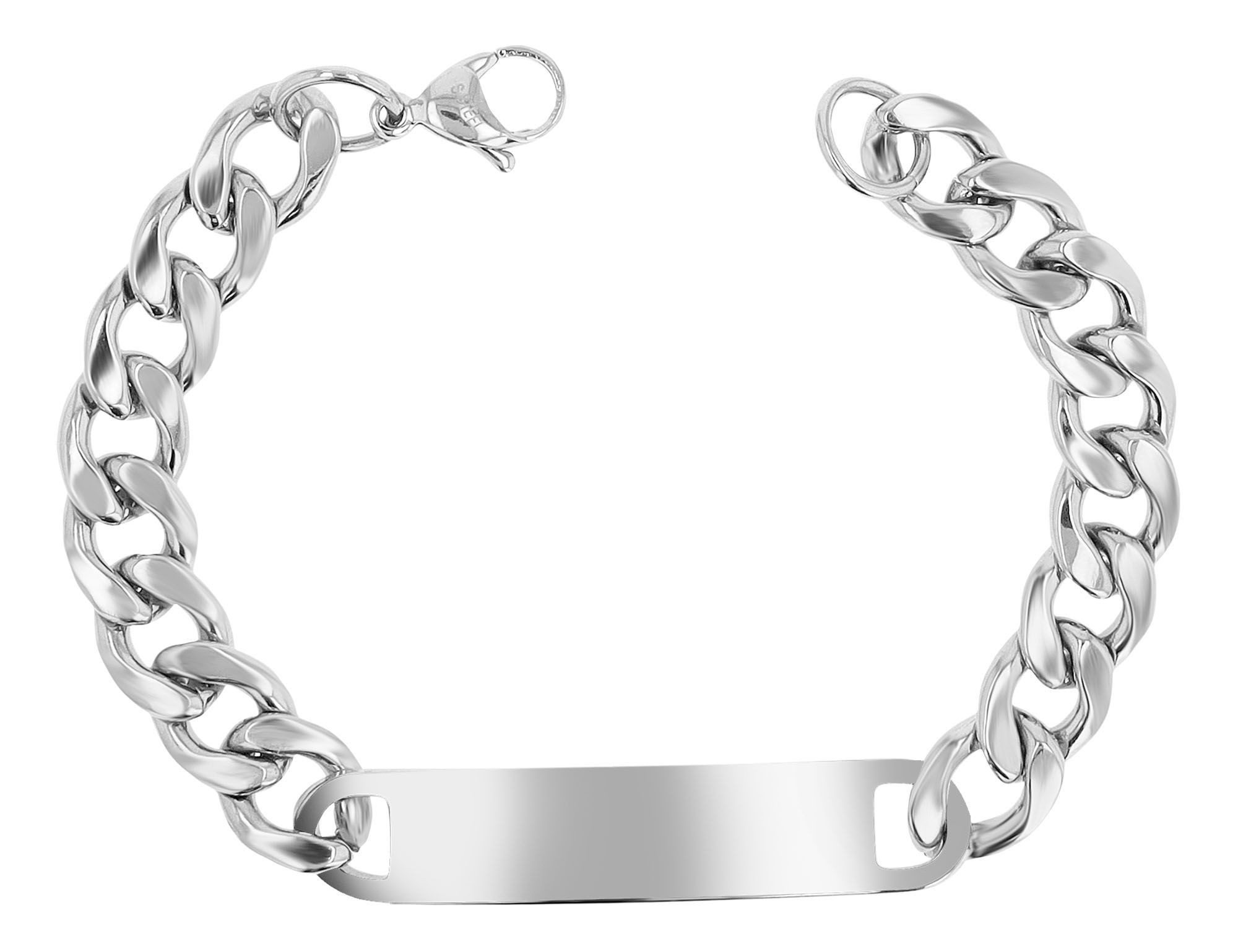 Armband Armband – Panzerarmband aus Edelstahl 21 cm