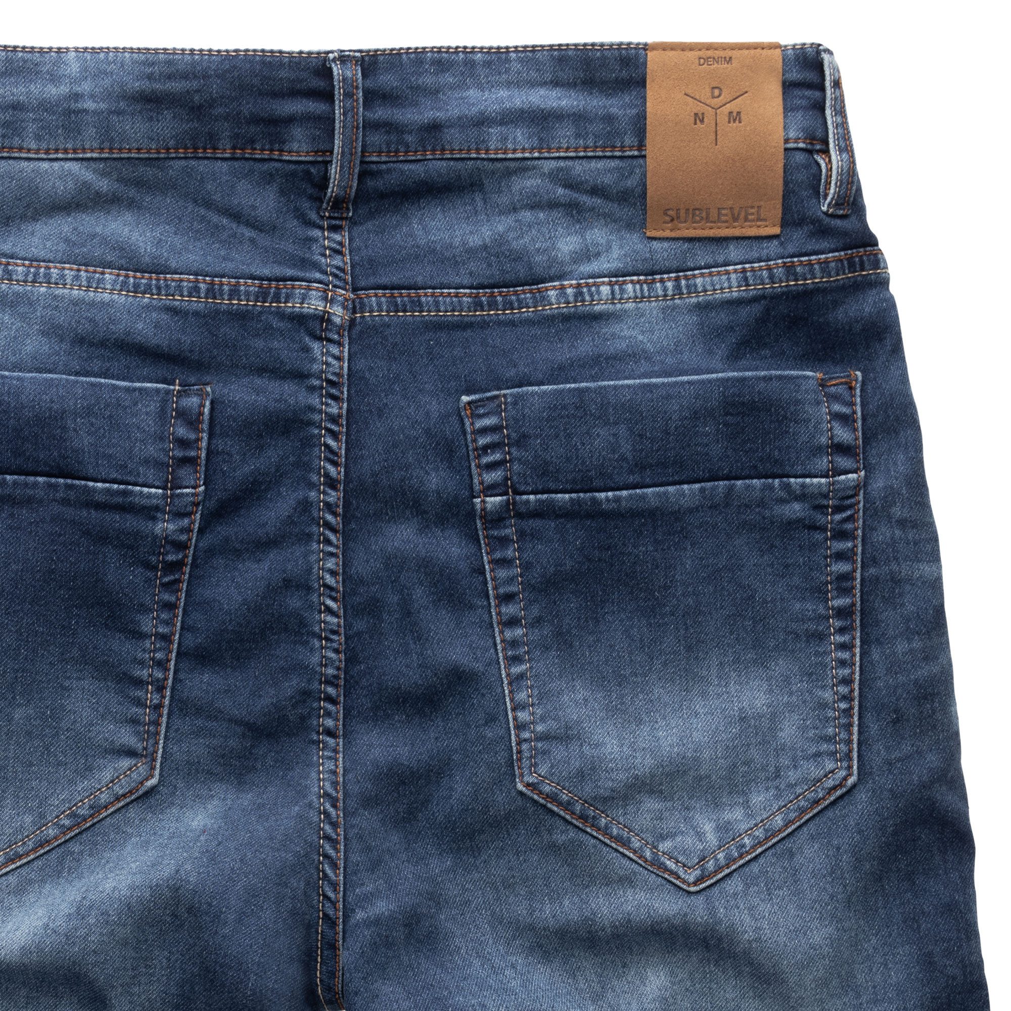 SUBLEVEL Shorts Sweat Shorts Jeans Kurze Hose Bermuda Sweatpants – Bild 4 von 5
