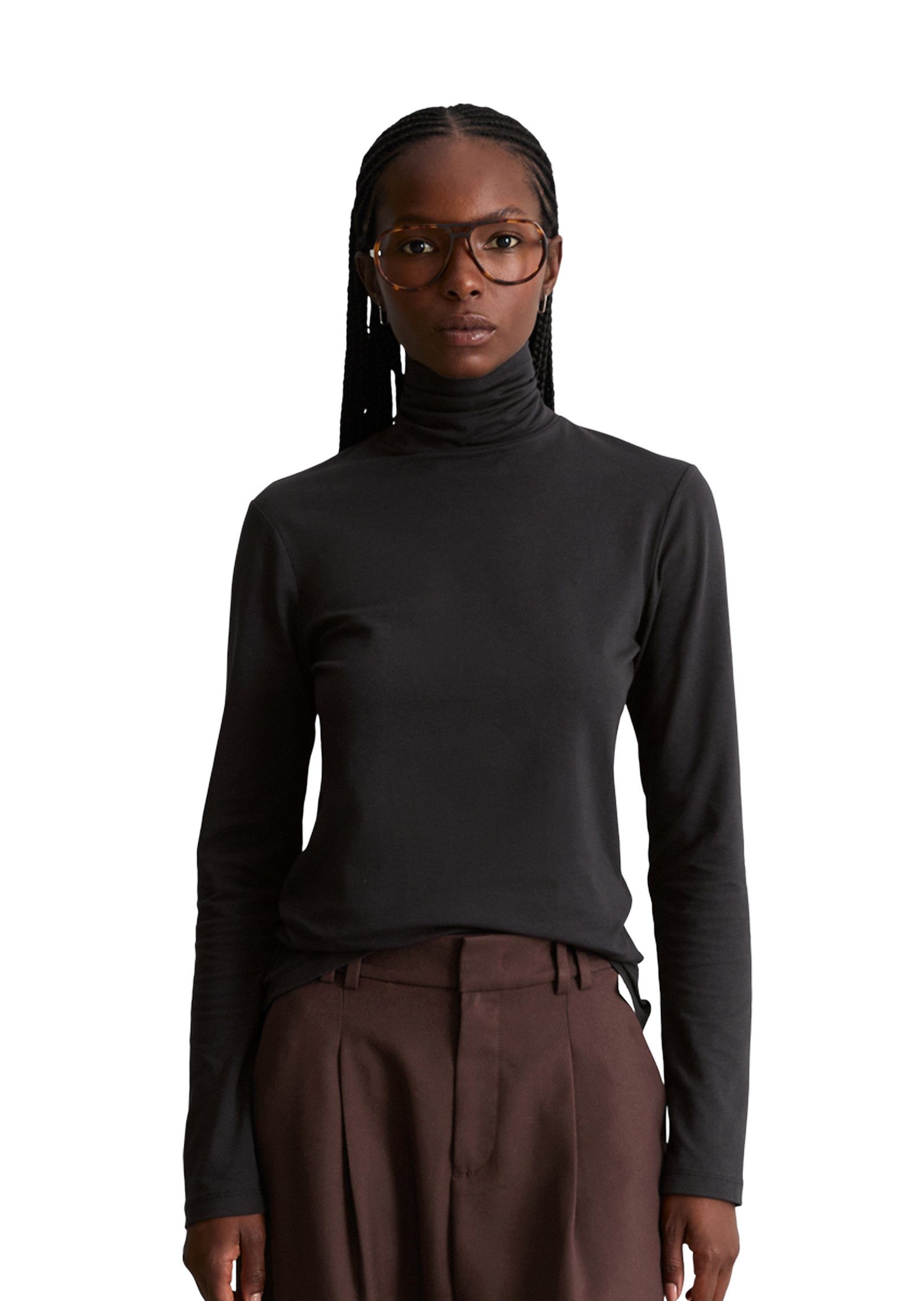 Marc O'Polo DENIM Langarmshirt aus elastischem Single Jersey