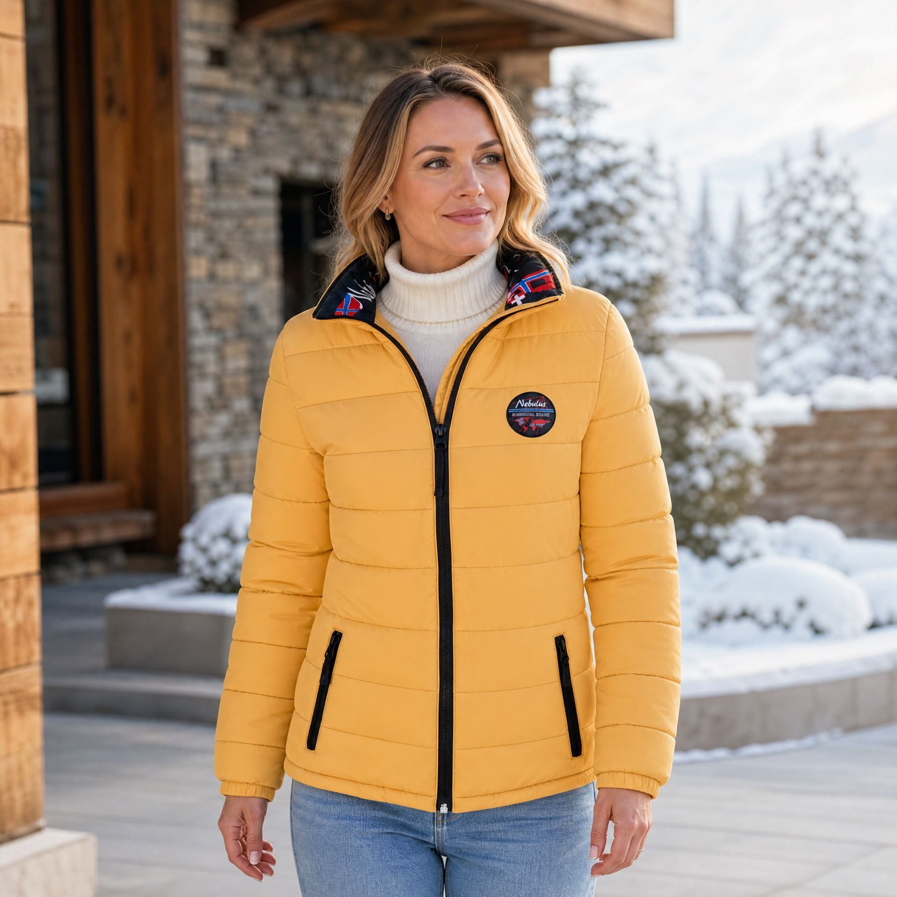 Nebulus Winterjacke TAMMES, P4812 - Damen, gelb, XXL/44