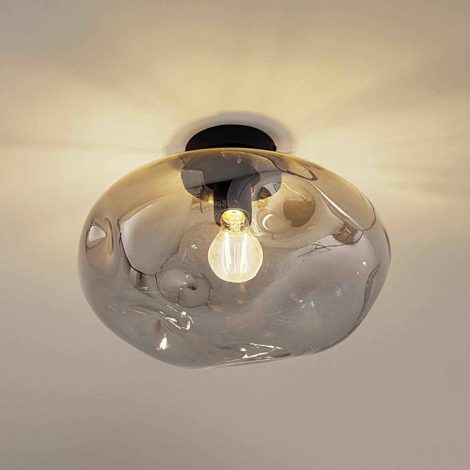 Lindby Deckenleuchten Lelia, Metall, Alu IP20, günstig online kaufen