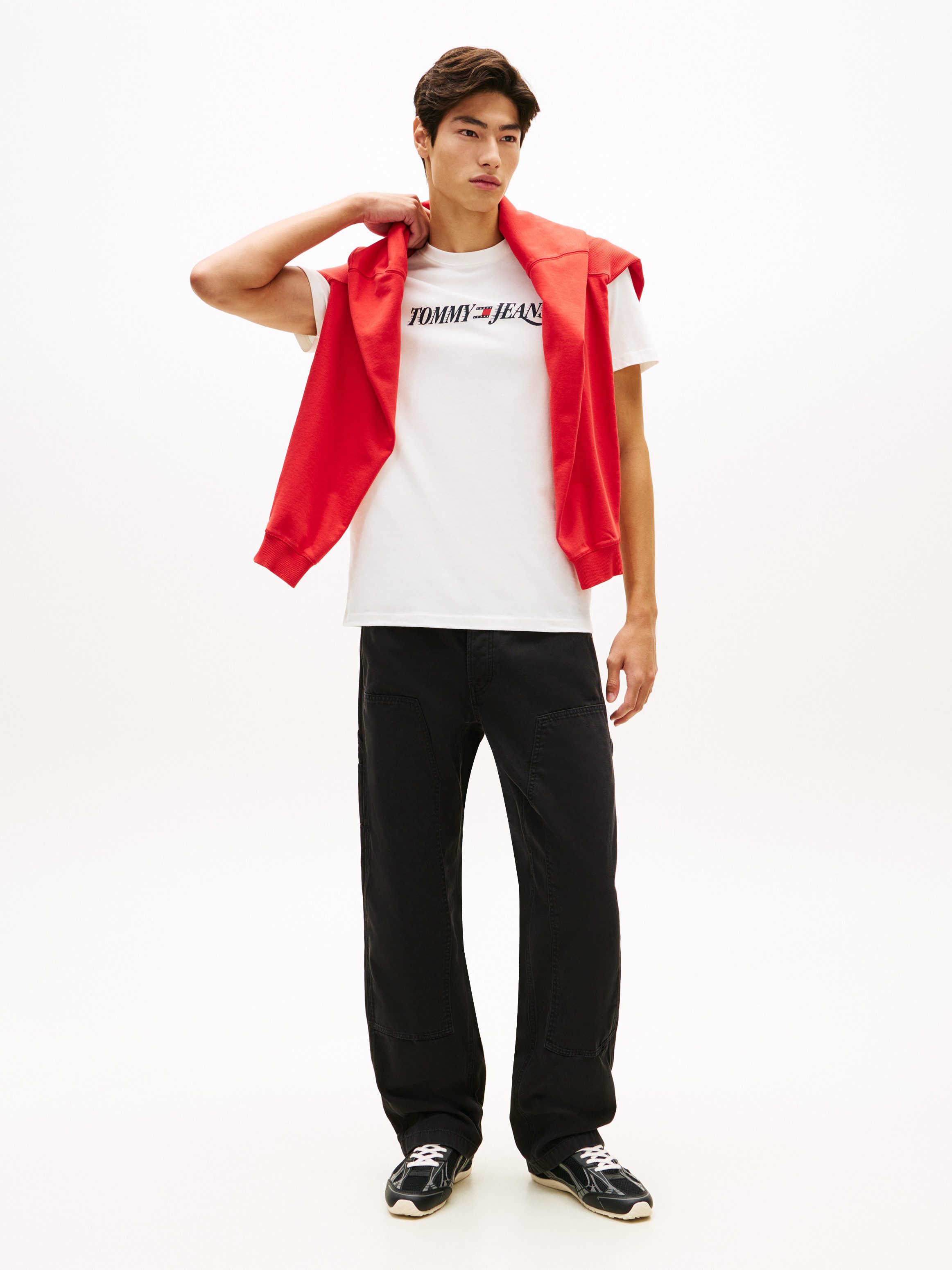 Tommy Jeans T-Shirt REGULAR VINTAGE LA Regular fit mit Print