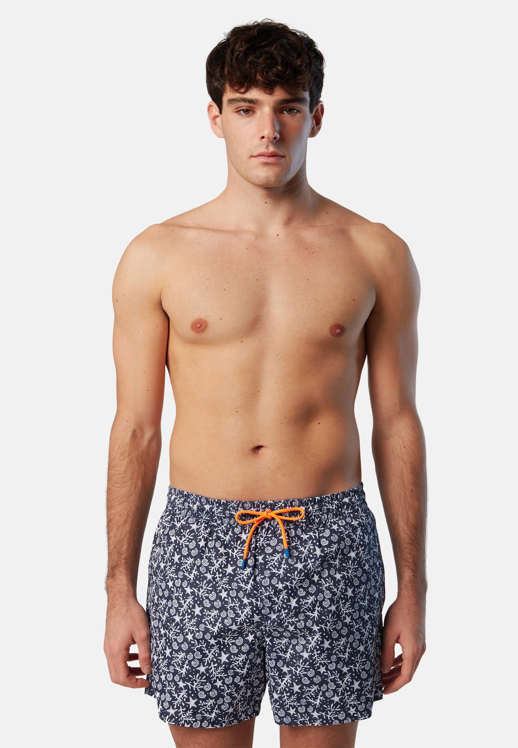 North Sails Badeshorts Badeshorts mit Allover-Print mit sportivem Design