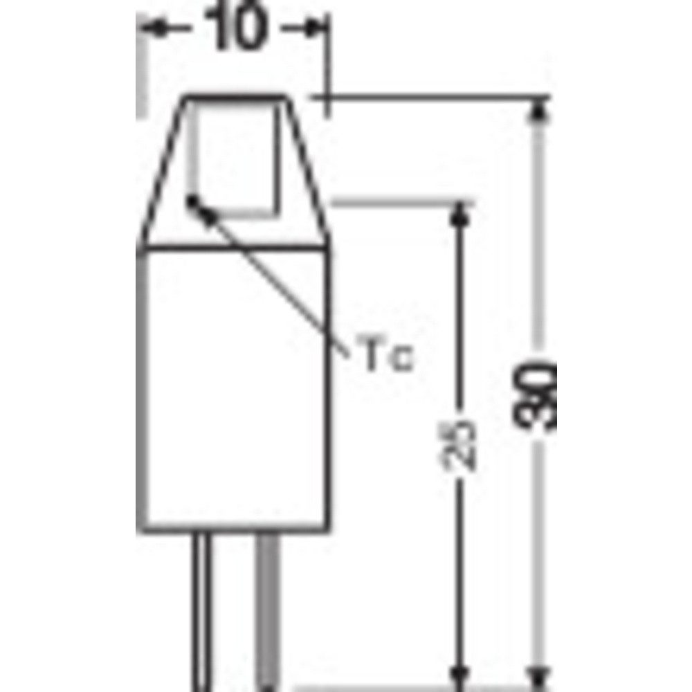 Osram LED-Leuchtmittel OSRAM HOMELIGHTING 4099854340284 LED EEK F (A - G) G4 1 W = 10 W Warm