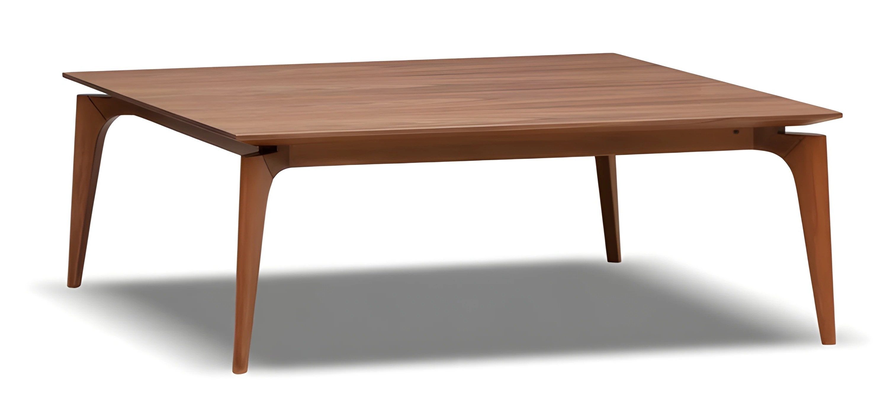 Xlmoebel Couchtisch Eleganter Holztisch in Braun von XLMOEBEL für stilvolle Akzente (Packung), Made in Europa
