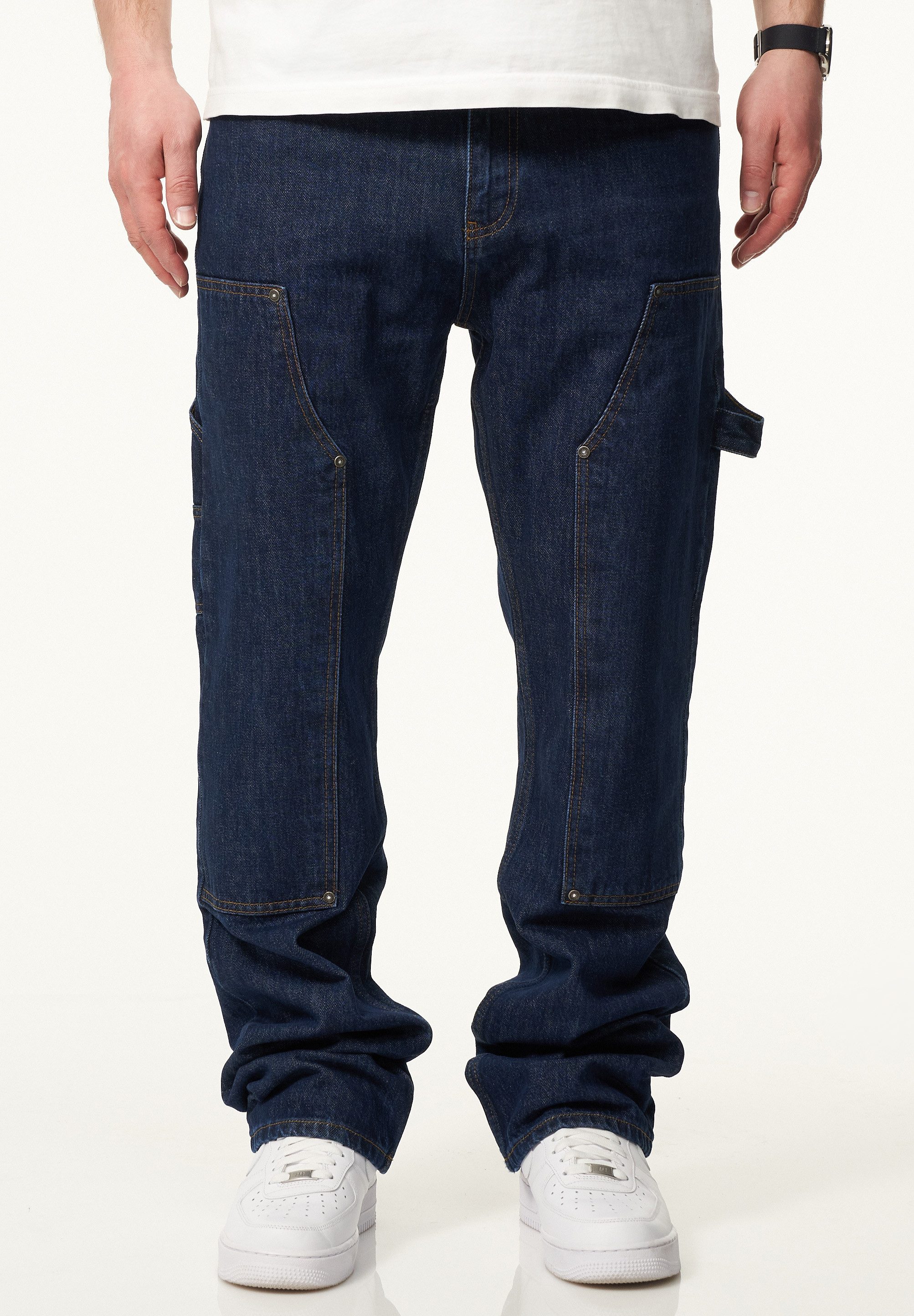DAILY COTTON Straight-Jeans DCPONTON Herren Lange Carpenter Hose Jeans Stra günstig online kaufen