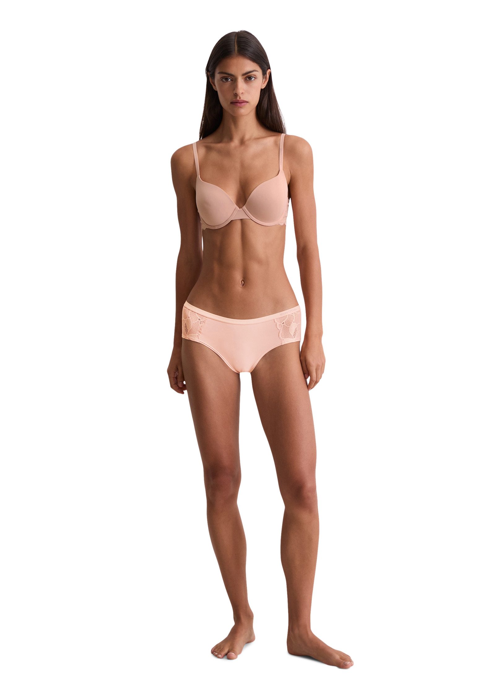 Marc O'Polo Hüftpanty Tender Lace elastischer Bund, Spitzen-Details, weich, feminin, Microfaser – Bild 5 von 5