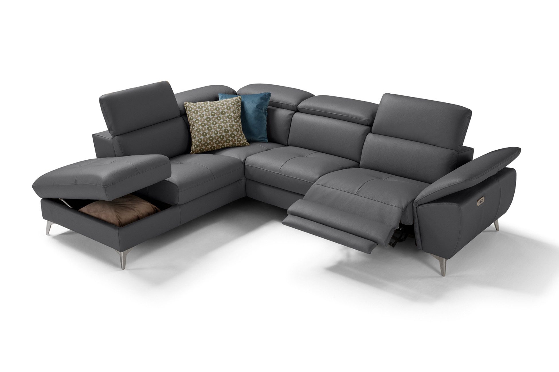 moebeloutlet.de Ecksofa Zürich Ledersofa, mit Relaxfunktion günstig online kaufen