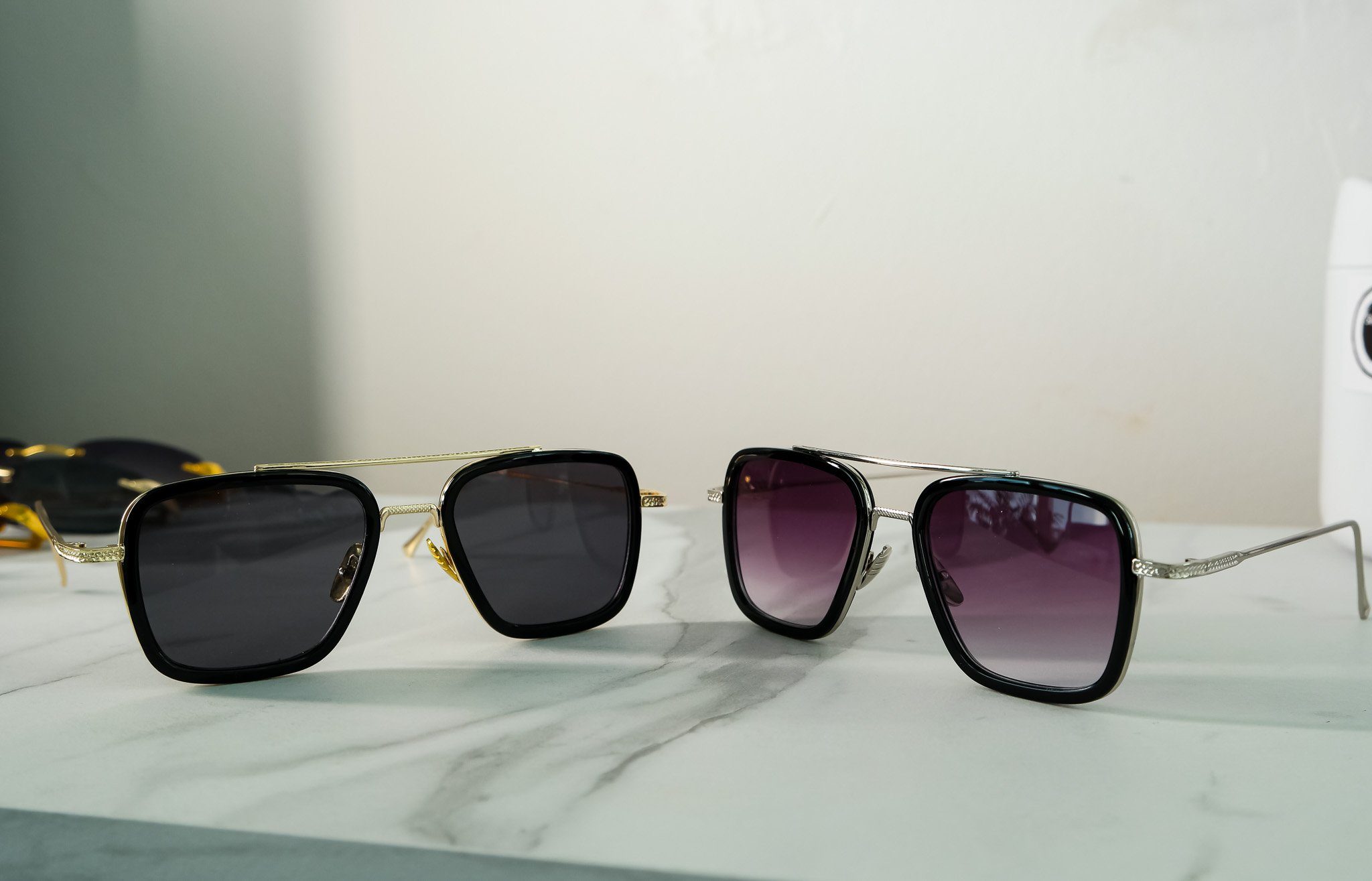 salazar.plus Sonnenbrille Pilotenbrille Rechteckig 2 Farben Herren Brille