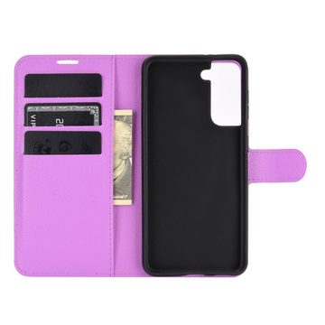 König Design Handyhülle Samsung Galaxy S21 Plus, Schutzhülle Schutztasche Case Cover Etuis Wallet Klapptasche Bookstyle