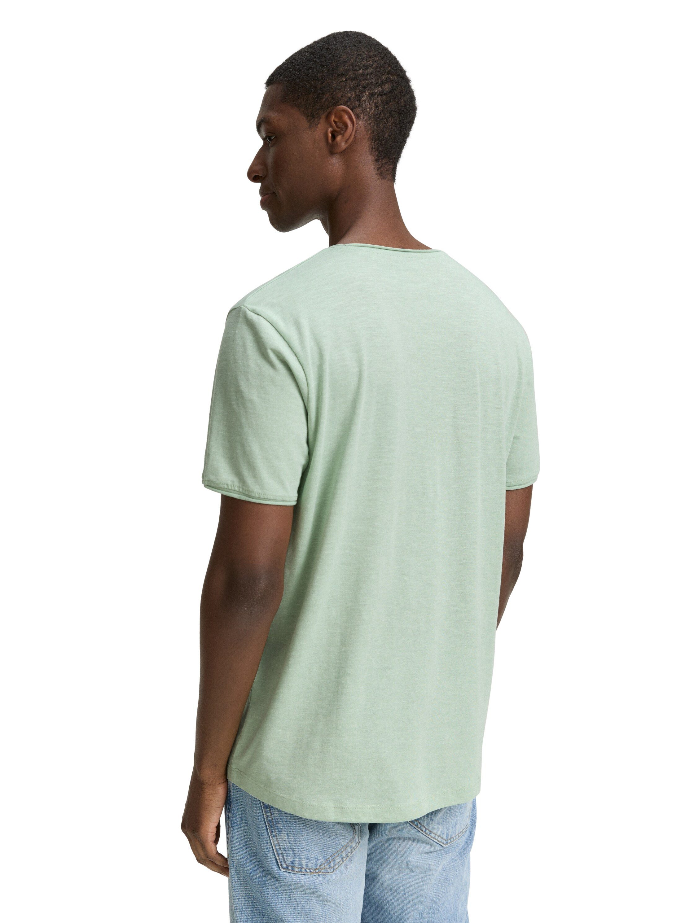 TOM TAILOR Denim T-Shirt in Melange-Optik günstig online kaufen