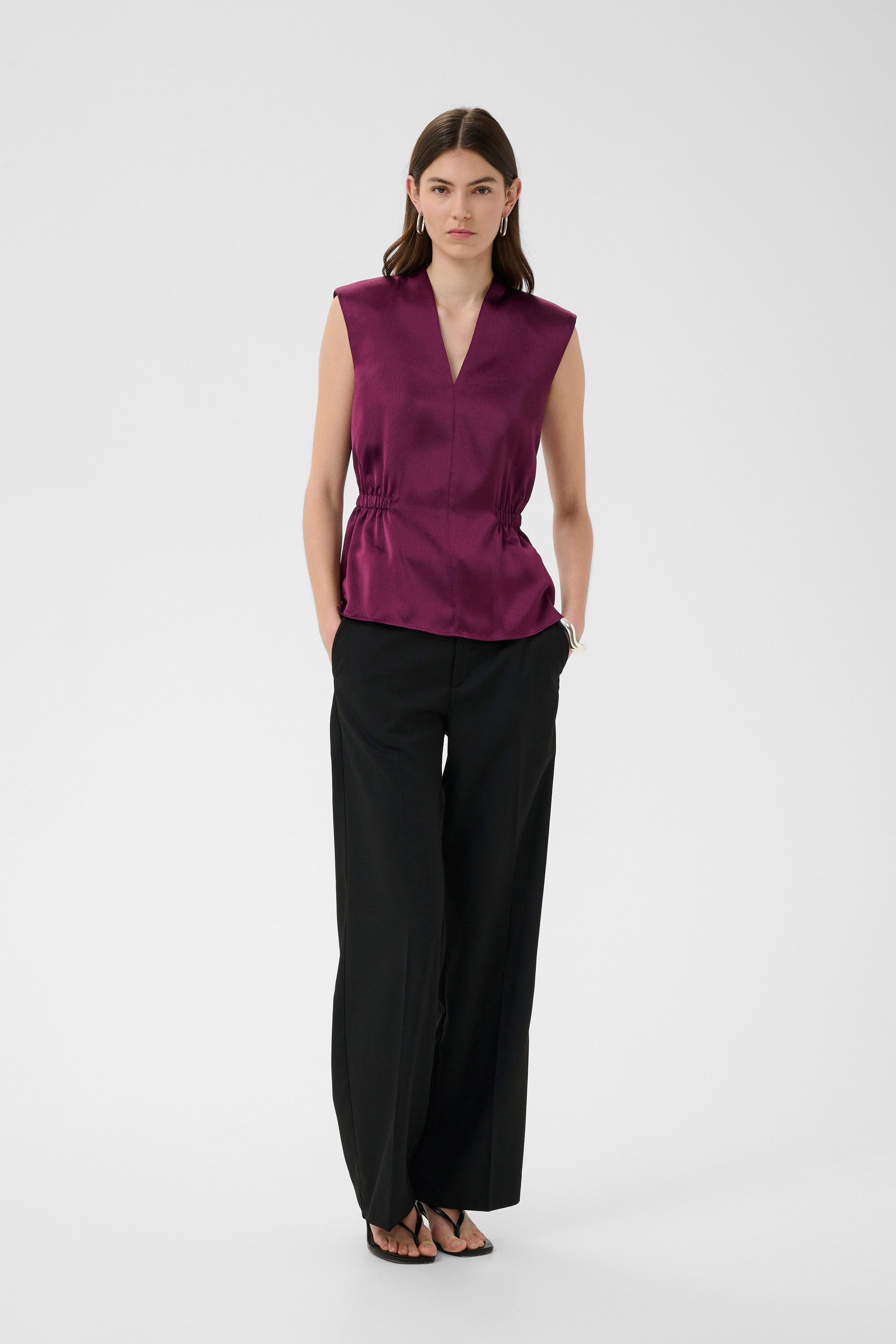 InWear Kurzarmbluse Kurzarm-Bluse BaljaIW