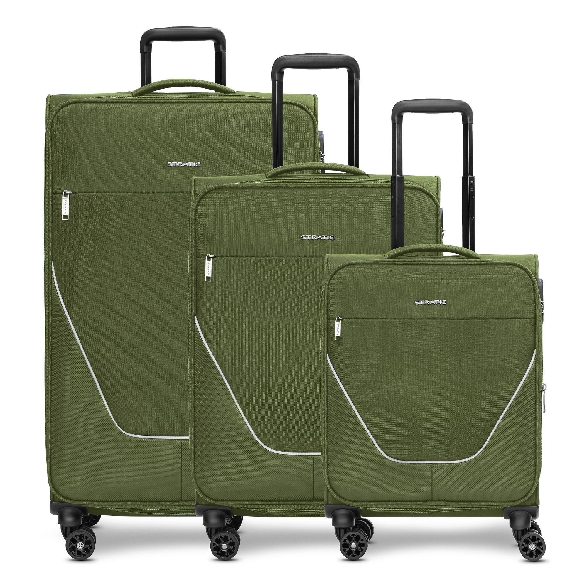 Stratic Trolleyset taska, 4 Rollen, (3-teilig, günstig online kaufen