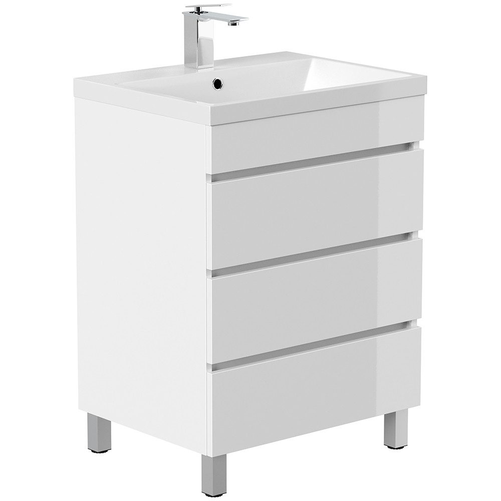 Lomadox Waschtisch FROME-02, stehend, 60 cm, günstig online kaufen