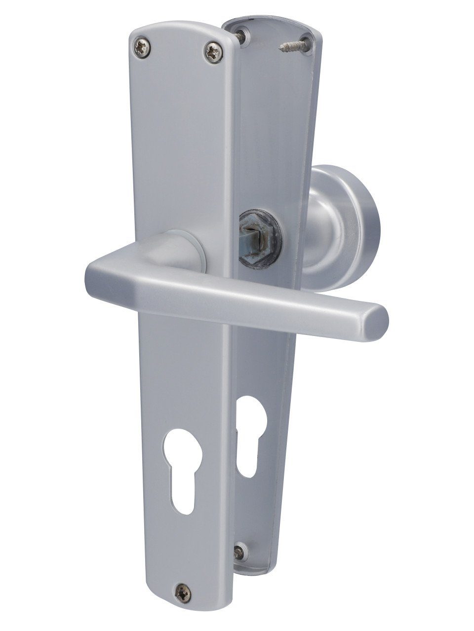 Alpertec Türgriff Alpertec PZ-Langschildgarnitur Phil Drücker/Knopf günstig online kaufen