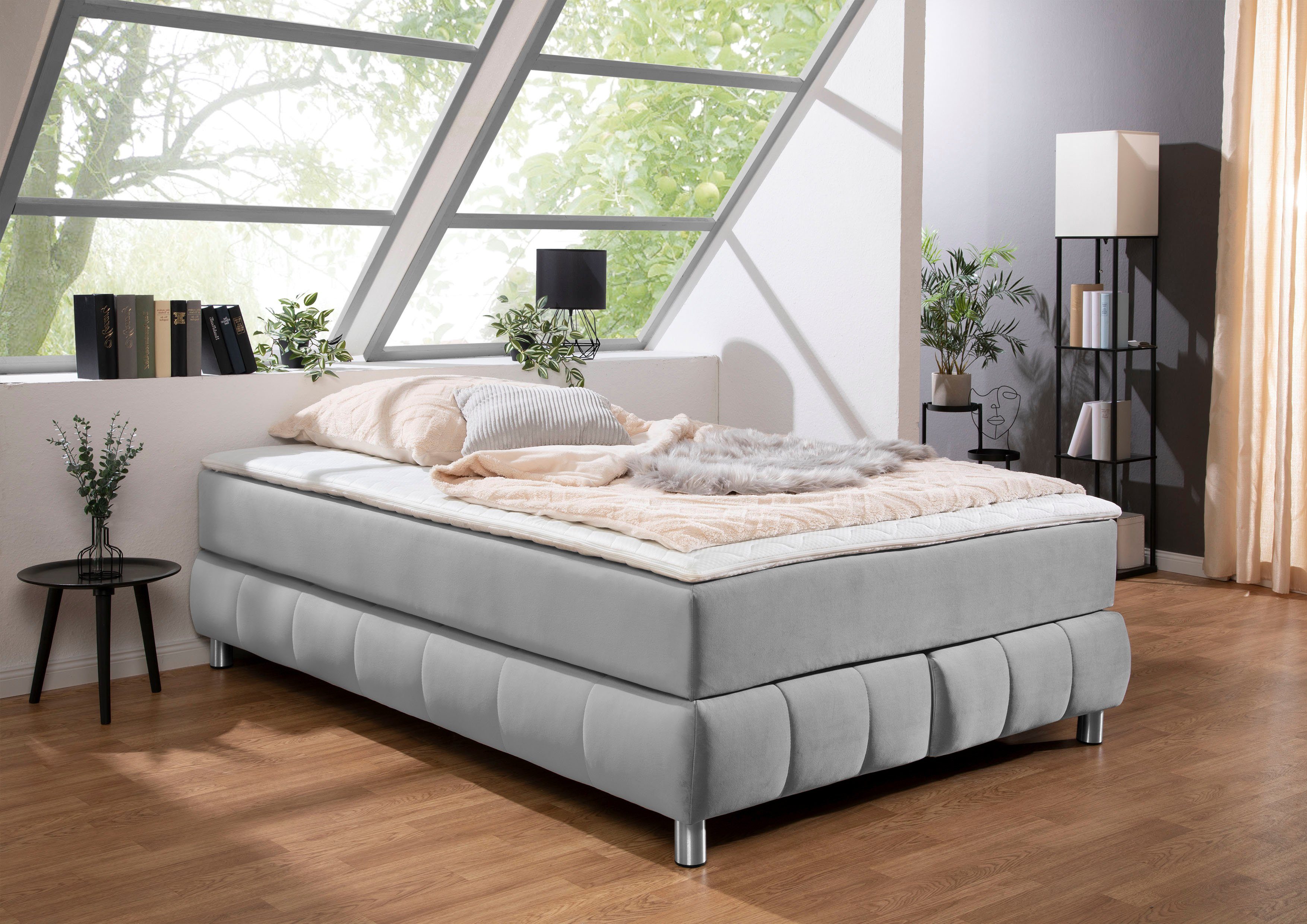 andas Boxspringbett Salo, Ohne Kopfteil, inkl. günstig online kaufen