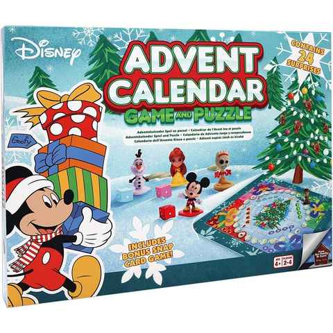 ASS Altenburger Adventskalender Disney - Game & Puzzle, mit Spielen und Figuren