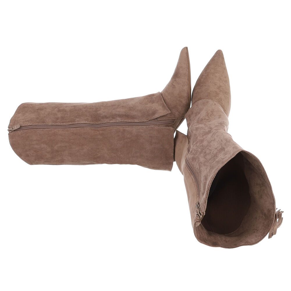 Ital-Design Fransige Damen Stiefeletten für Herbst und Winter Stiefel (9045 günstig online kaufen