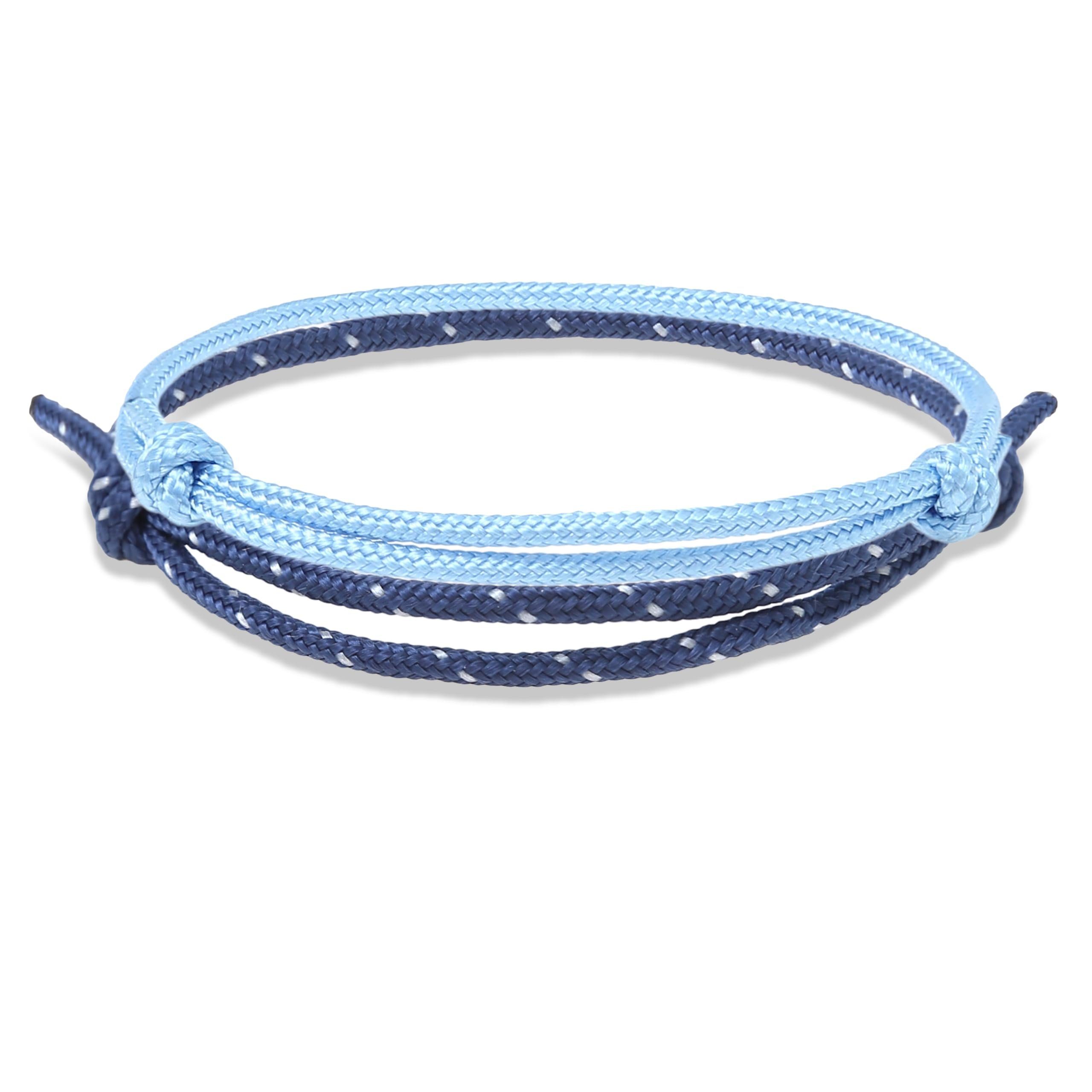 Made by Nami Armband Set Herren & Damen 2x Segeltau Armband Handgemacht (2), Maritimes Minimalistisches Armband 100% Wasserfest & verstellbar