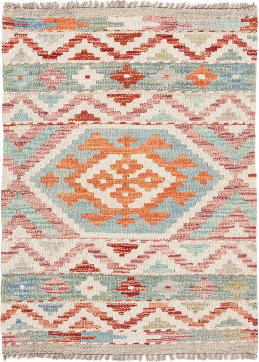 Orientteppich Kelim Afghan 62x85 Handgewebter Orientteppich, Nain Trading, rechteckig, Höhe: 3 mm