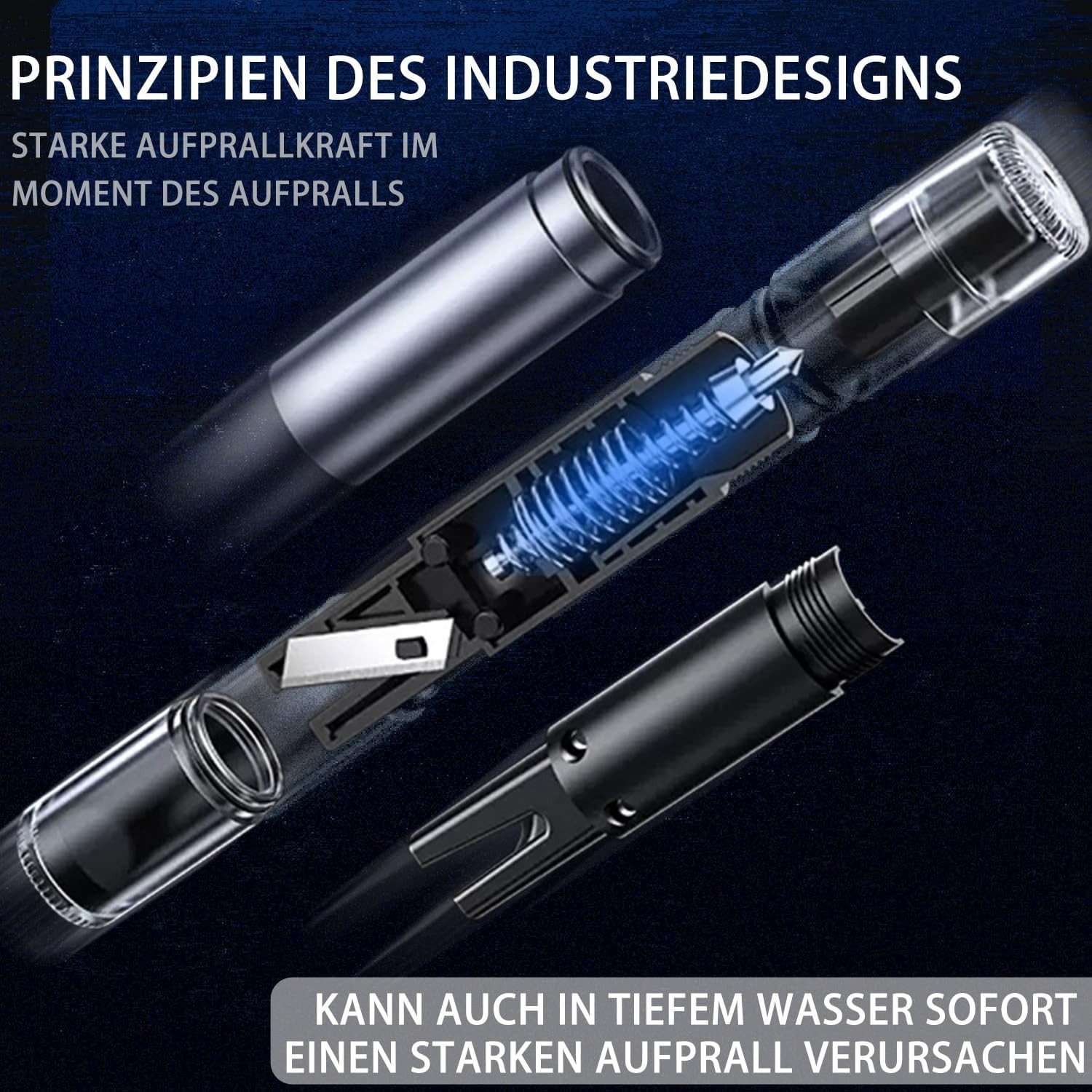 Happy Home Hammer 2Pack Notfall- und Sicherheitswerkzeug Nothammer Auto Glasbrecher