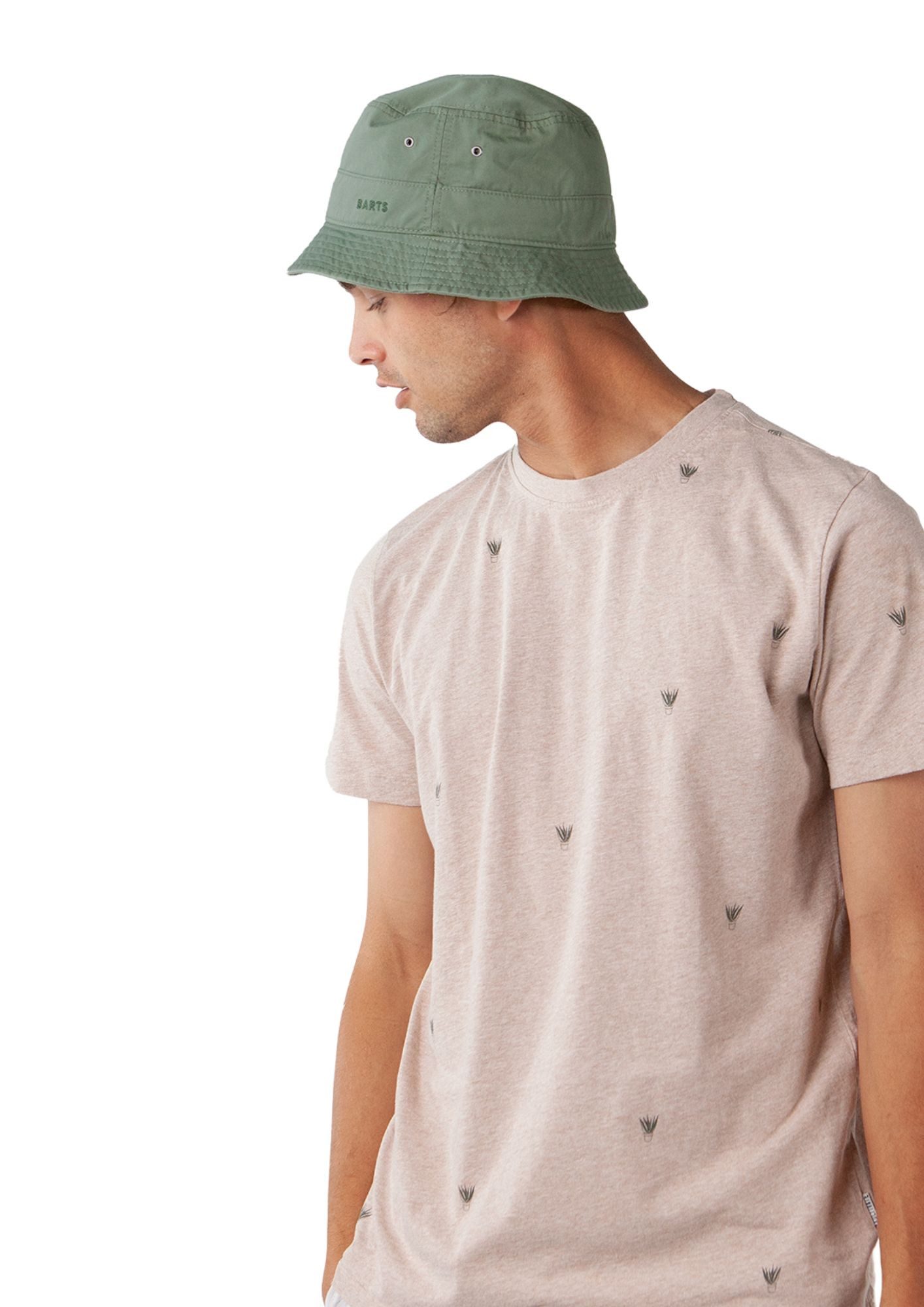 Barts Outdoorhut Barts Calomba Hat Unisex Bucket Hat in green, sand, pink, hot pink Verstellbares Band auf der Innenseite