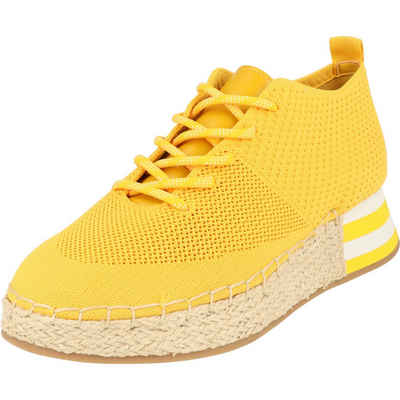 La Strada Woman Damen Schuhe Espadrille Halbschuhe Sneaker 1902367-4582 Yellow Sneaker
