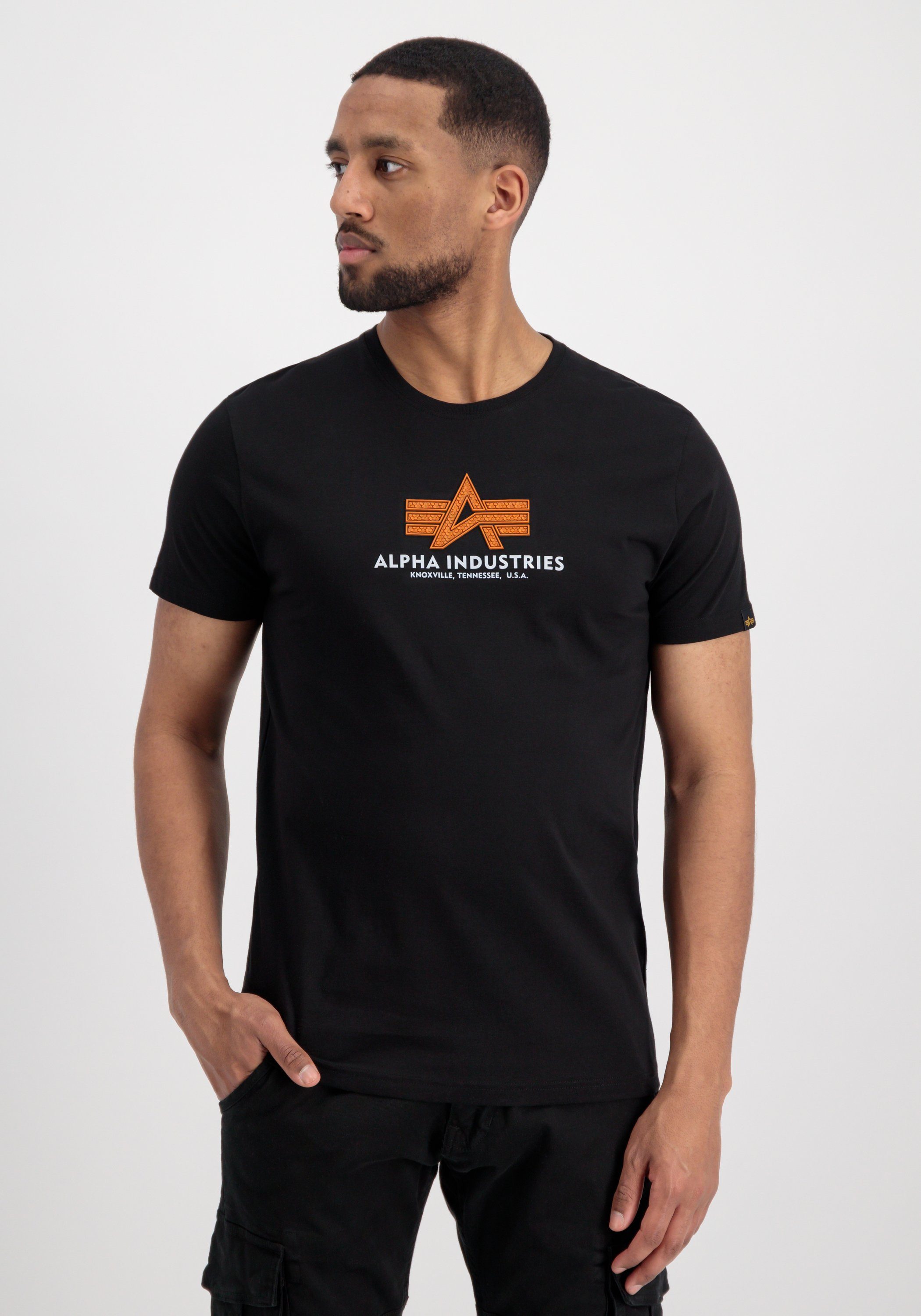 Schwarze Alpha Industries T-Shirts für | Herren OTTO kaufen