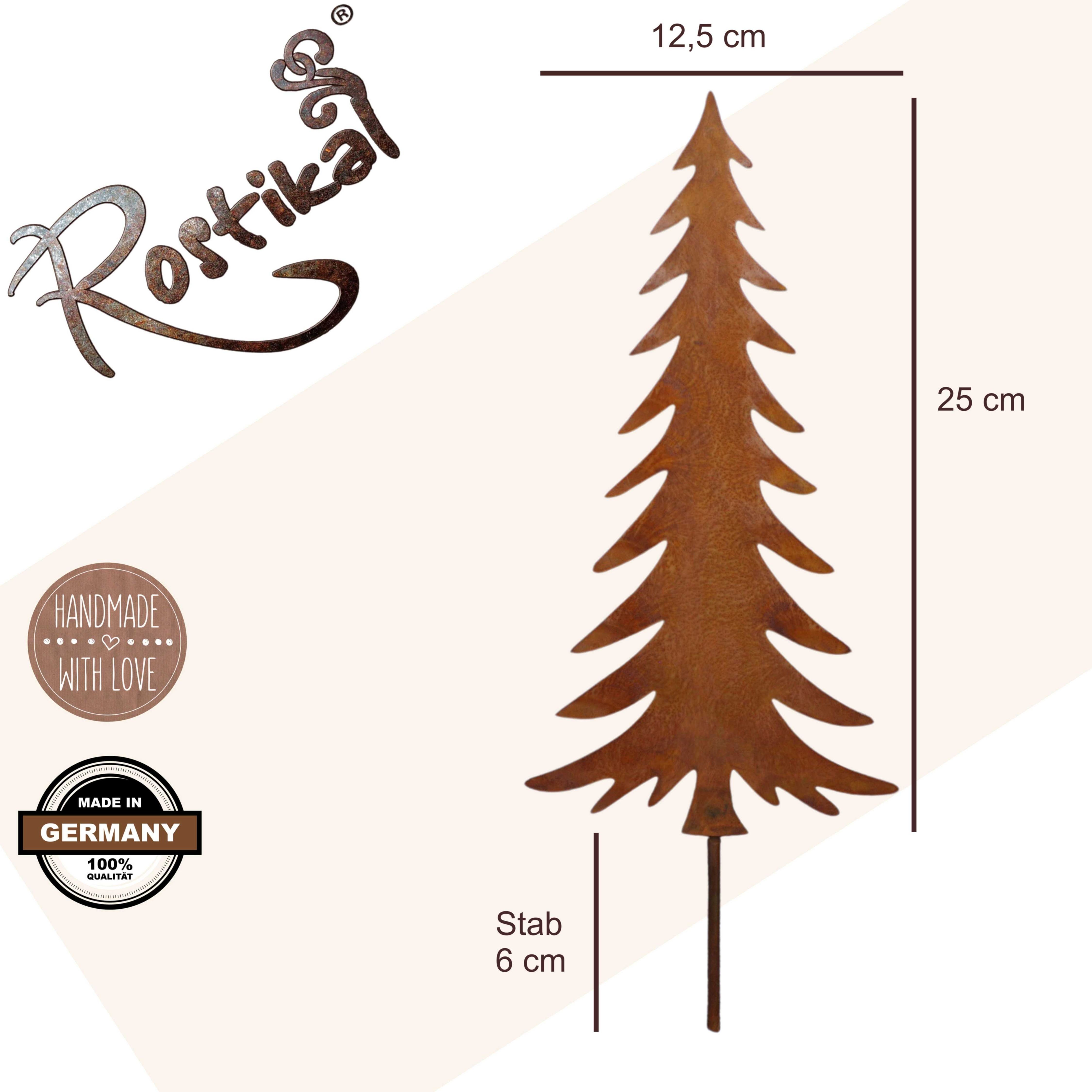 Rostikal Weihnachtsfigur Weihnachten Deko Tannenbaum Metall, günstig online kaufen