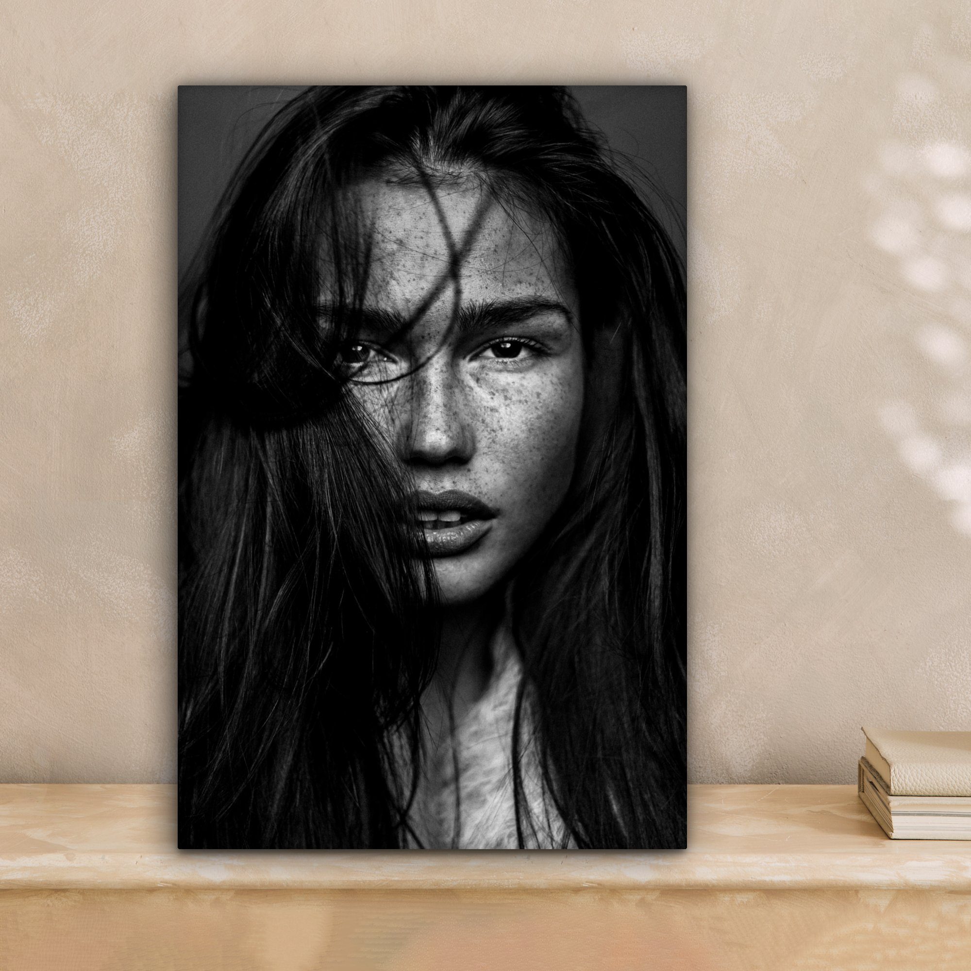 OneMillionCanvasses® Leinwandbild Porträt - Frau - günstig online kaufen