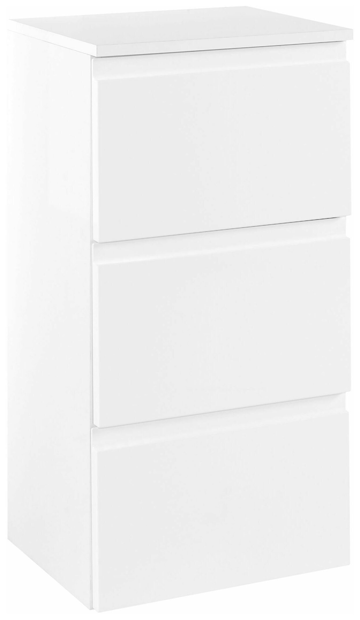 HELD MÖBEL Unterschrank Cardiff 40 cm weiß/hochglanz weiß