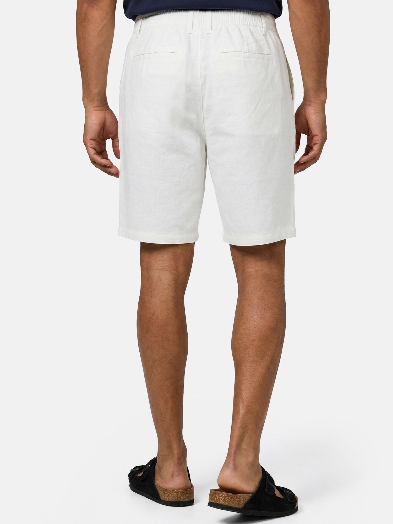 Tazzio Leinenhose A212 kurze Leinen Hose im Clean-Look