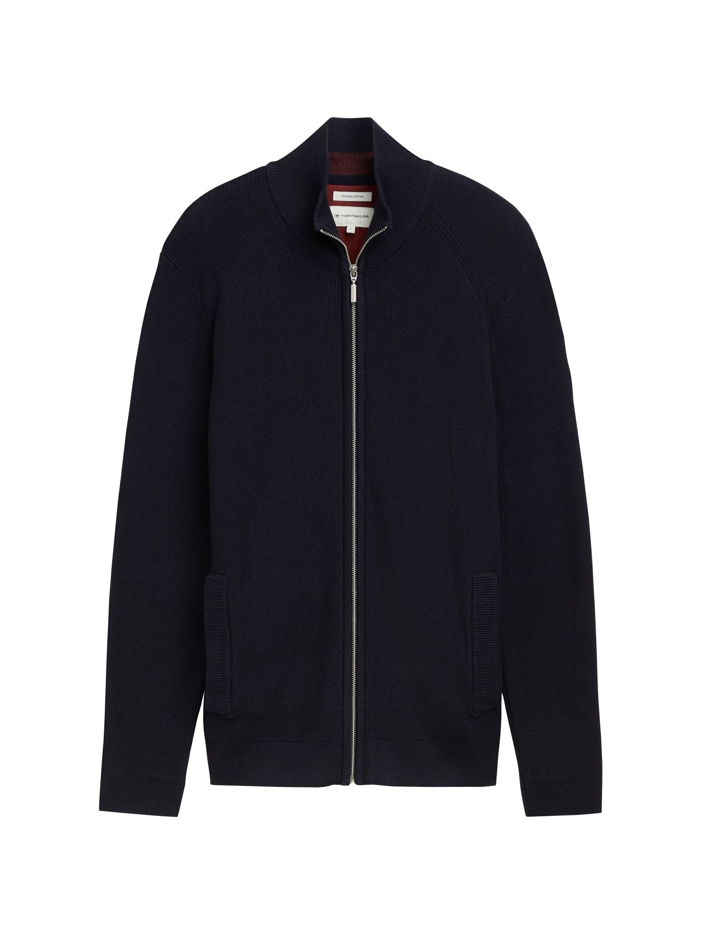 knitted navy melange