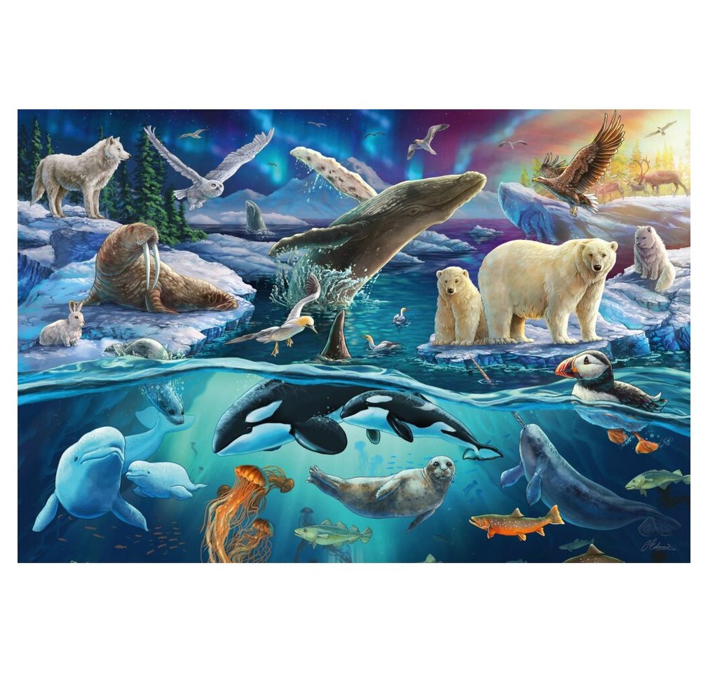 Schmidt Spiele Puzzle Tiere In Der Arktis (150 Teile), Puzzleteile